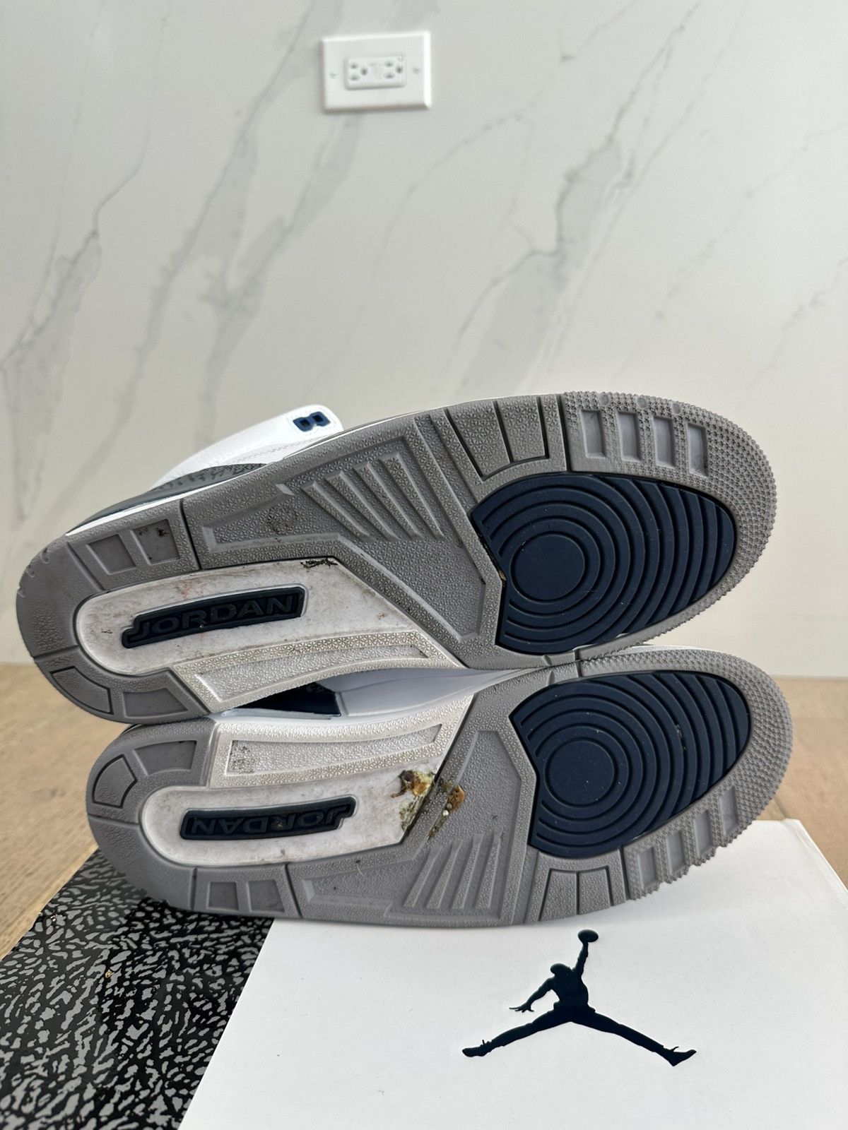 Jordan Brand Jordan 3 Retro Midnight Navy Size US 10 / EU 43 - 6 Thumbnail