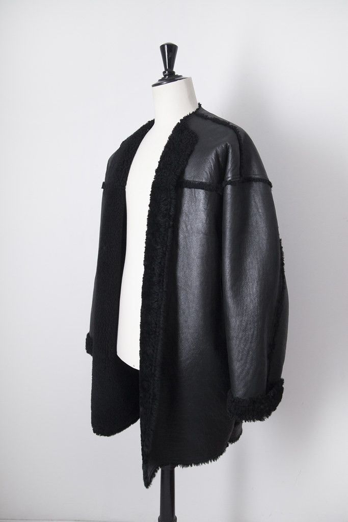 Raf Simons AW03 Union Jack shearling coat Size US XXL / EU 58 / 5 - 6 Thumbnail