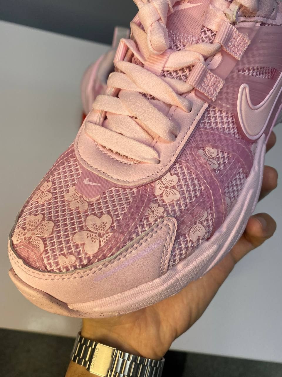 Nike Nike V2K Run Pink Foam/Arctic Pink Size US 6.5 / IT 36.5 - 3 Thumbnail
