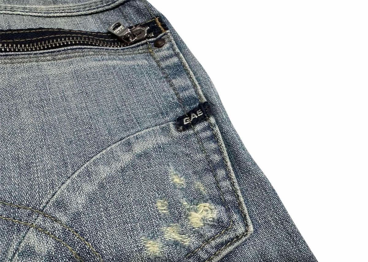 GAS × If Six Was Nine × Japanese Brand 🔥Sick Y2K Gas Jeans Light Wash Flared Denim Faded Size US 30 / EU 46 - 11 Thumbnail