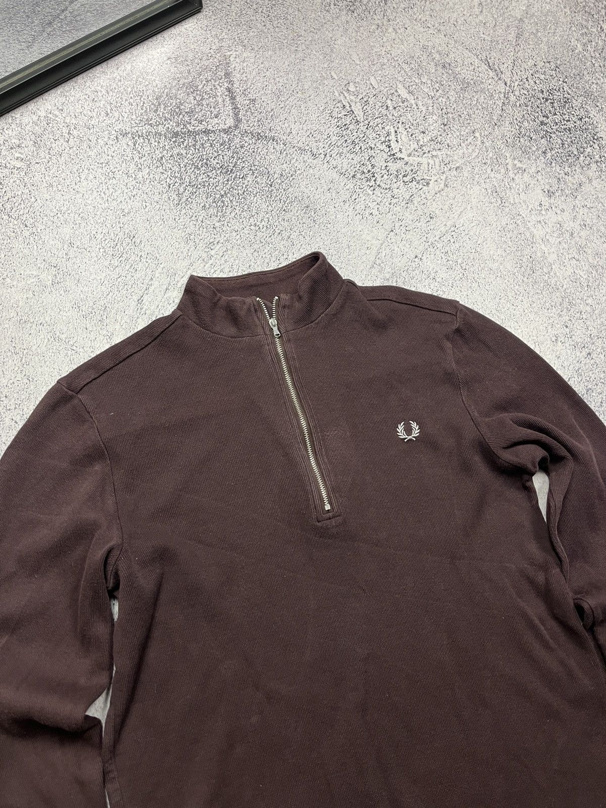 Fred Perry Vintage 00’s Fred Perry 1/4 Zip Sweater Old Money Hype Rare Size US S / EU 44-46 / 1 - 5 Thumbnail