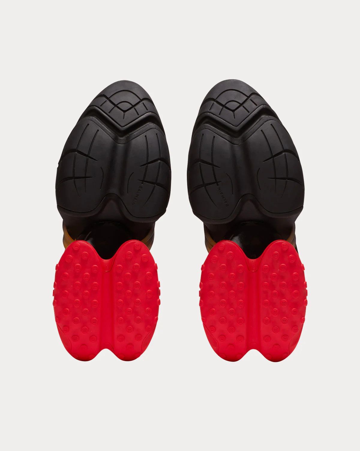 Balmain o1s1wg110425 Unicorn Low-Top Sneakers in Black Red Size US 10 / EU 43 - 5 Thumbnail
