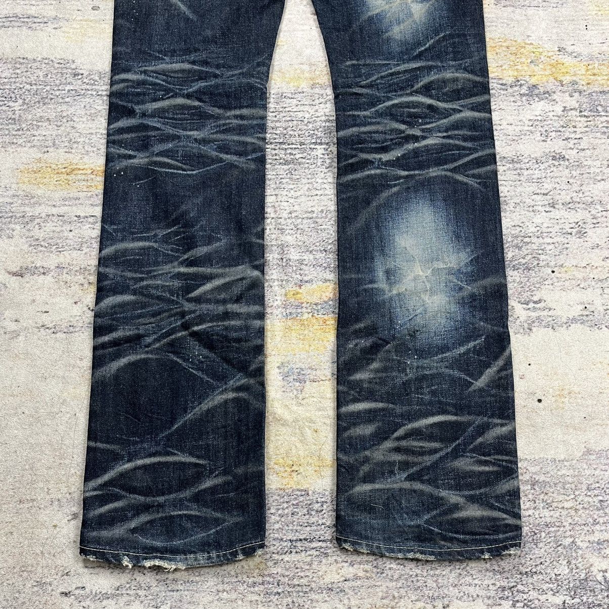 Tornado Mart Civarize clawmark spiral wash denim pants Size US 32 / EU 48 - 6 Thumbnail