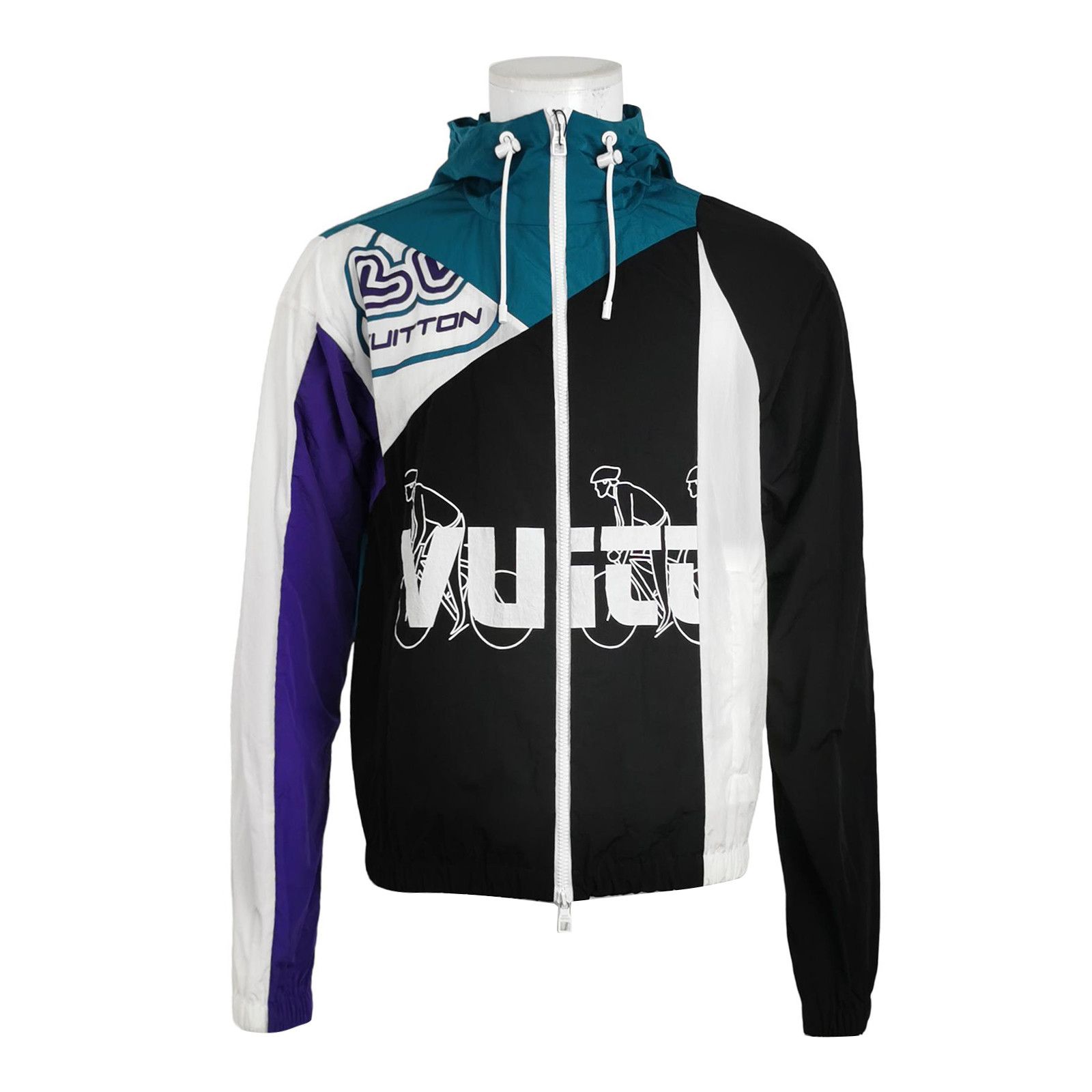 Louis Vuitton Louis Vuitton Colorblock Graphic Hooded Jacket 46 Size US S / EU 44-46 / 1 - 1 Thumbnail