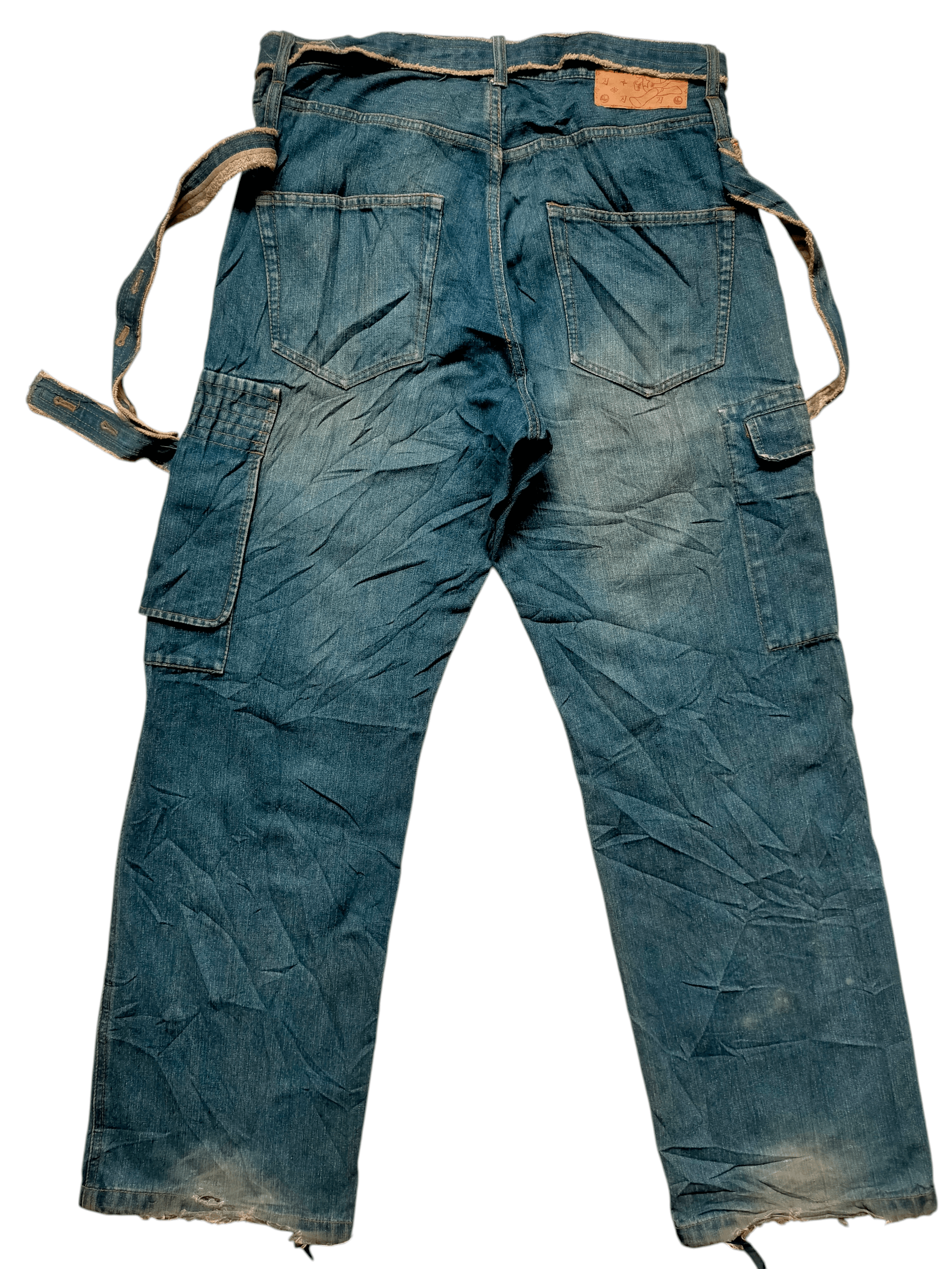 PPFM Vintage PPFM Japan Cargo Wide Leg Hip Hop Style Size US 31 - 1 Thumbnail