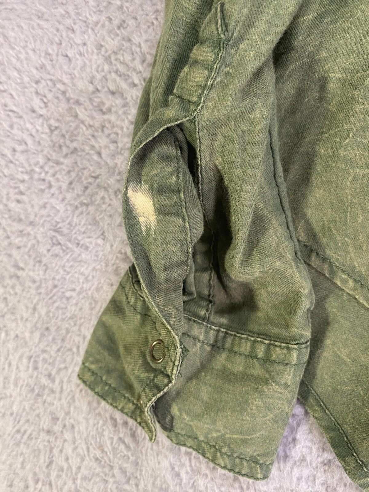 Arizona Jean Co. Arizona Jeans Mens Small Button Down Small Green LS Cotton Size US S / EU 44-46 / 1 - 5 Thumbnail