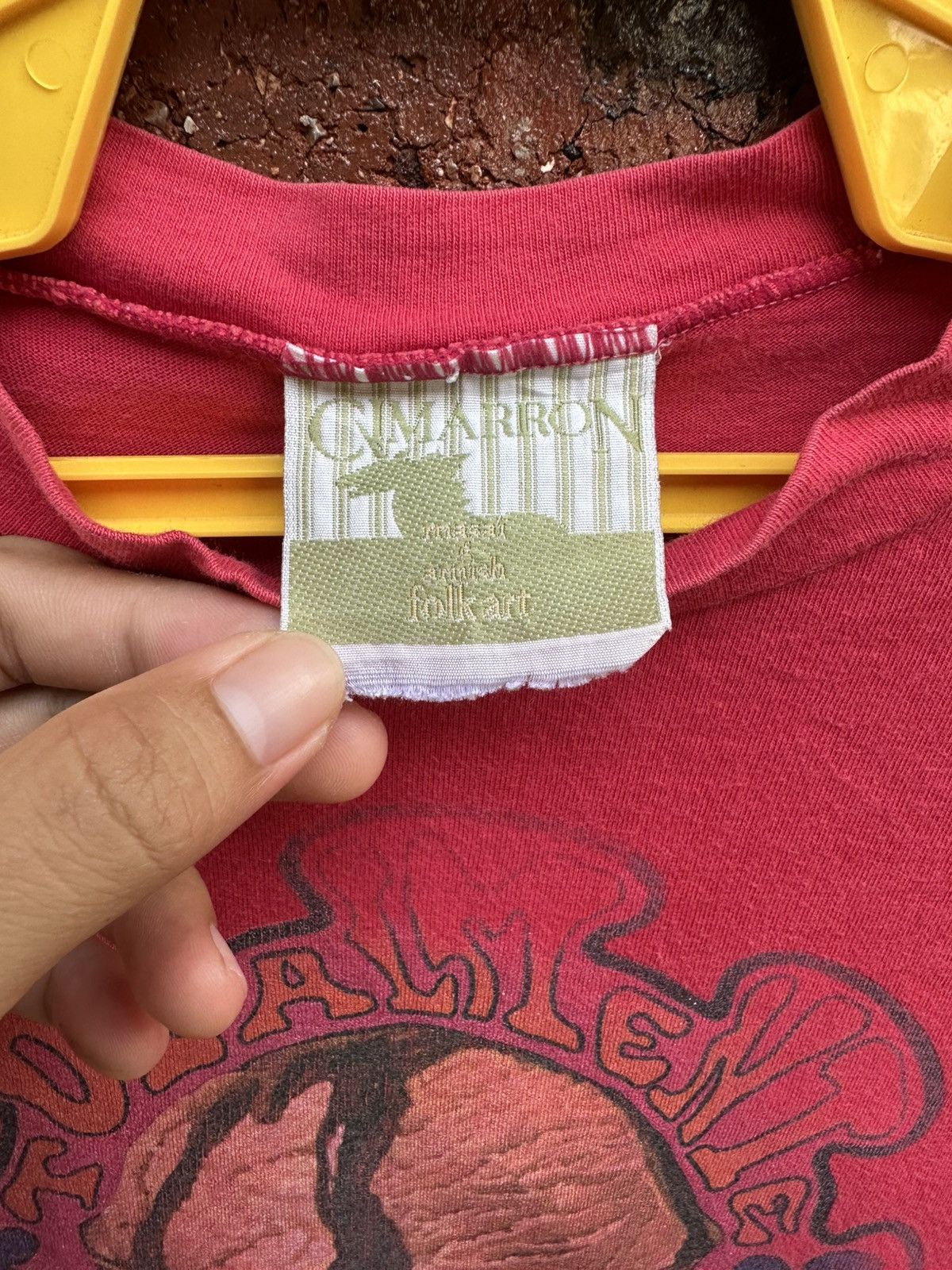 Vintage Thrashed Vintage 90s Cimarron Folk Art Faded Boxy Tee Size US L / EU 52-54 / 3 - 5 Thumbnail