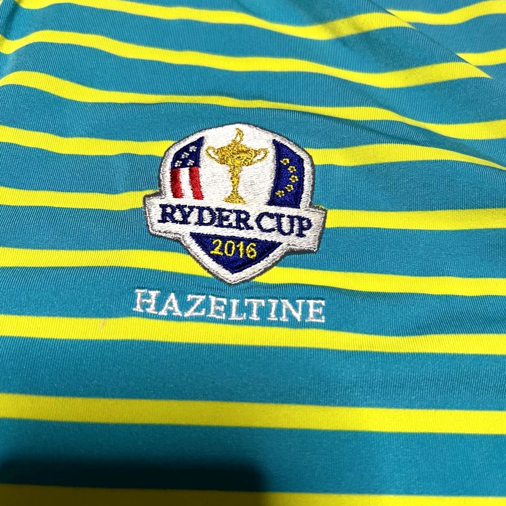 Ralph Lauren Ralph Lauren RLX Golf Polo Shirt Mens Large 2016 Ryder Cup USA Hazletine Striped Green L Mens Size US L / EU 52-54 / 3 - 2 Thumbnail