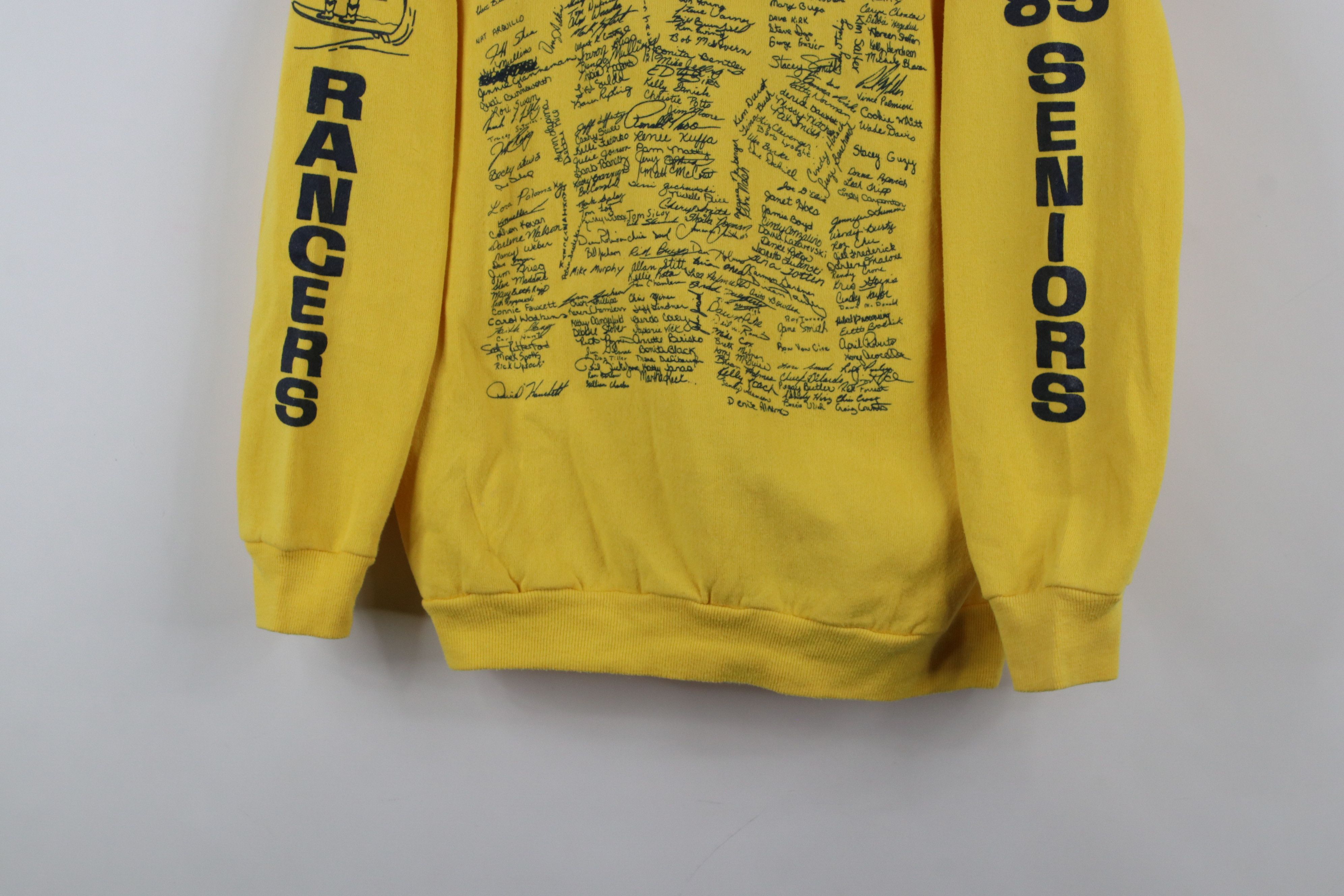 Vintage Vintage 80s Rangers High School Year Book Sweatshirt USA Size M / US 6-8 / IT 42-44 - 3 Thumbnail