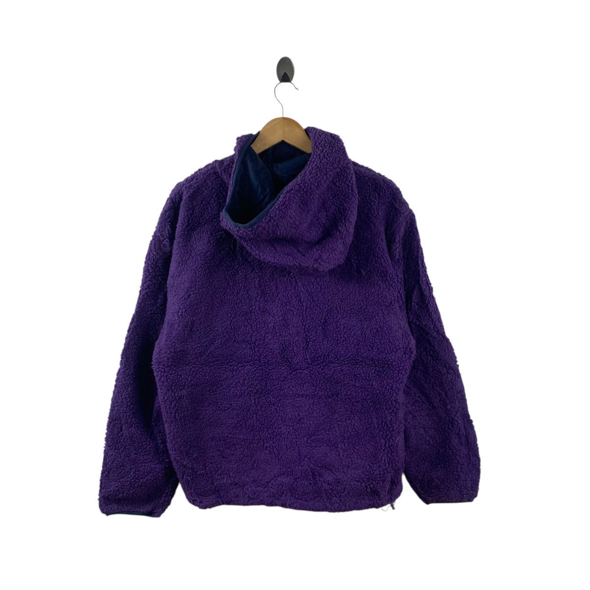 Vintage WEGO JAPAN Deep Pile Sherpa Fleece Purple Jacket Windbreaker Size US M / EU 48-50 / 2 - 6 Thumbnail