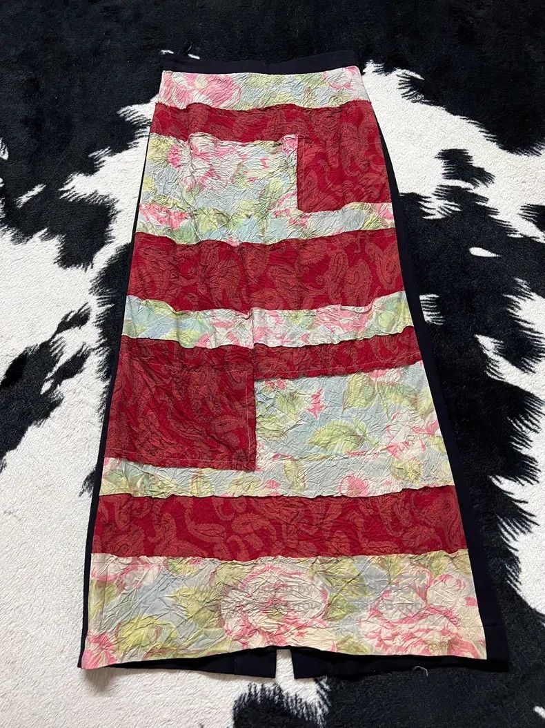 Comme des Garcons Comme des Garcons size S Mixed Material Skirt Size 23" - 2 Thumbnail