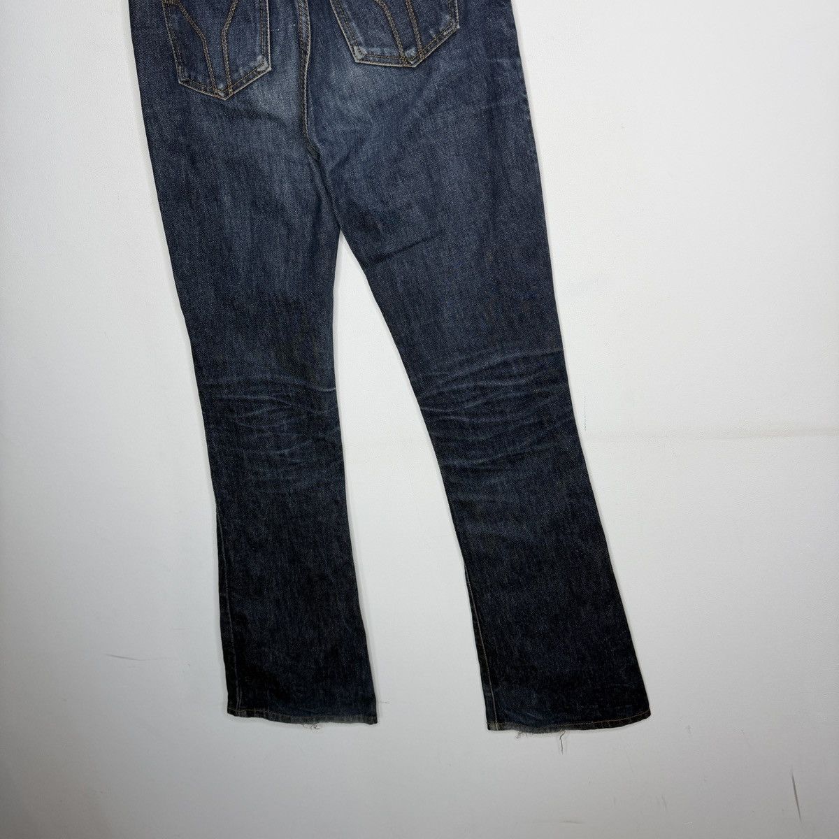 Miss Sixty Vintage Y2K Miss Sixty Extra Low YT Rise Flared Jeans Grunge Size 27" / US 4 / IT 40 - 6 Thumbnail
