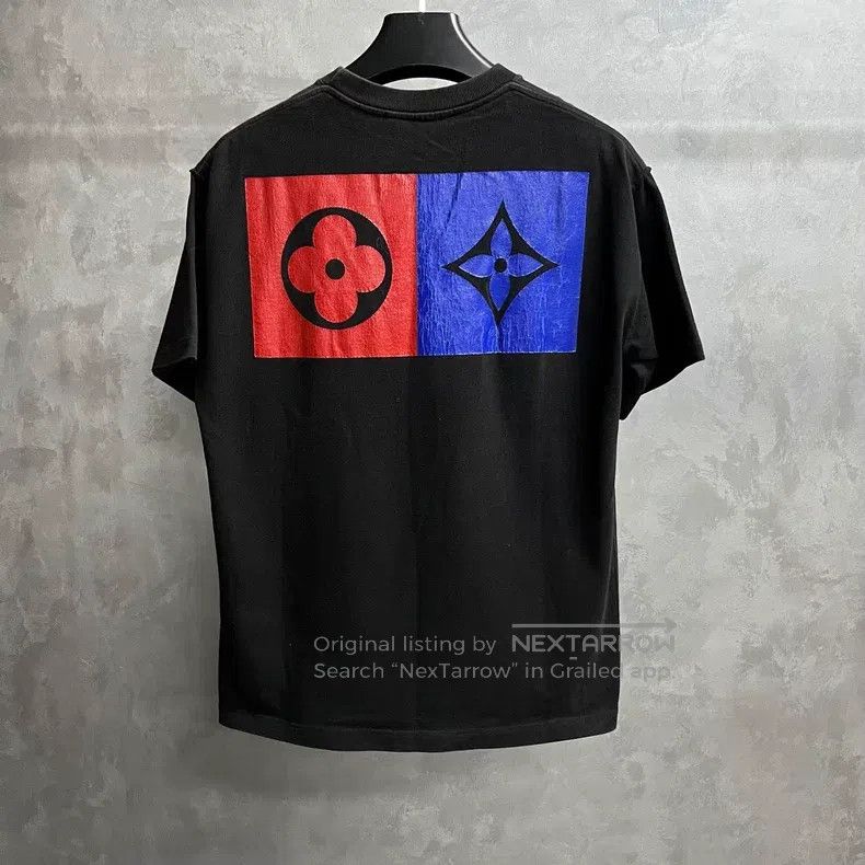 Louis Vuitton Louis Vuitton Black graphic printed crew neck short sleeve Size US M / EU 48-50 / 2 - 5 Thumbnail