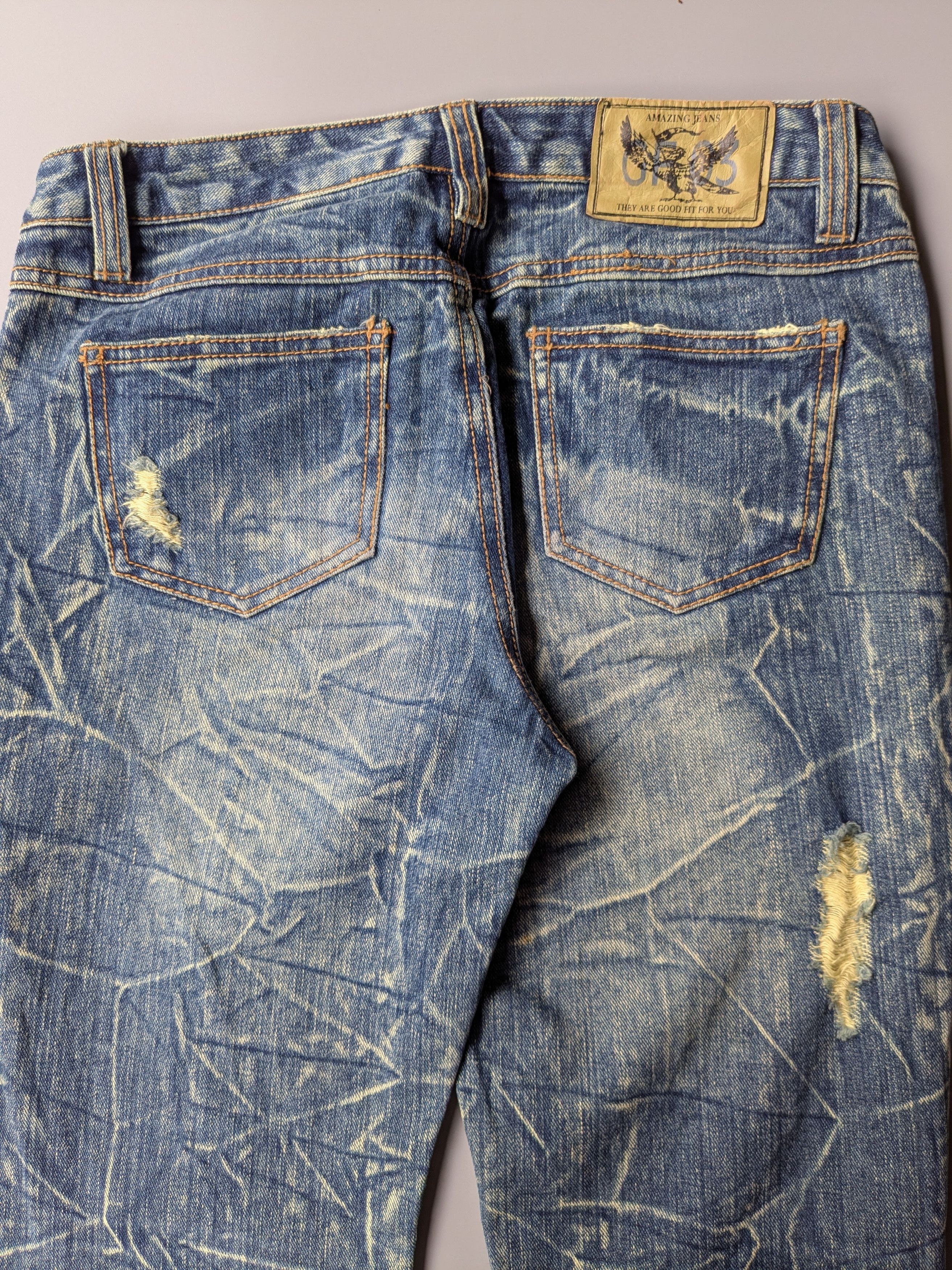 Japanese Brand Ecrire swarovski clawmark flare jeans Size US 30 / EU 46 - 8 Thumbnail