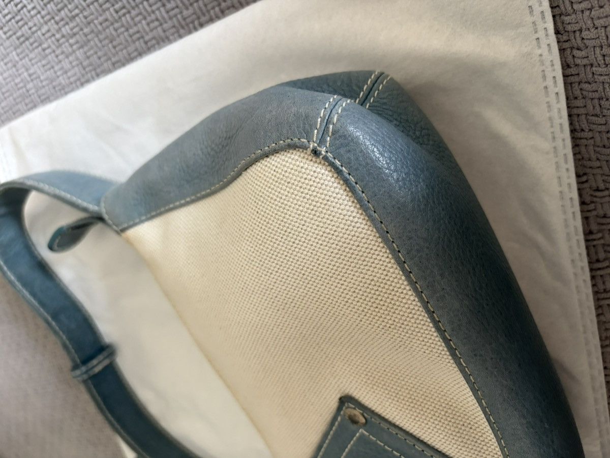 Loewe rare** loewe canvas/leather anagram shoulder bag vintage Size ONE SIZE - 3 Thumbnail