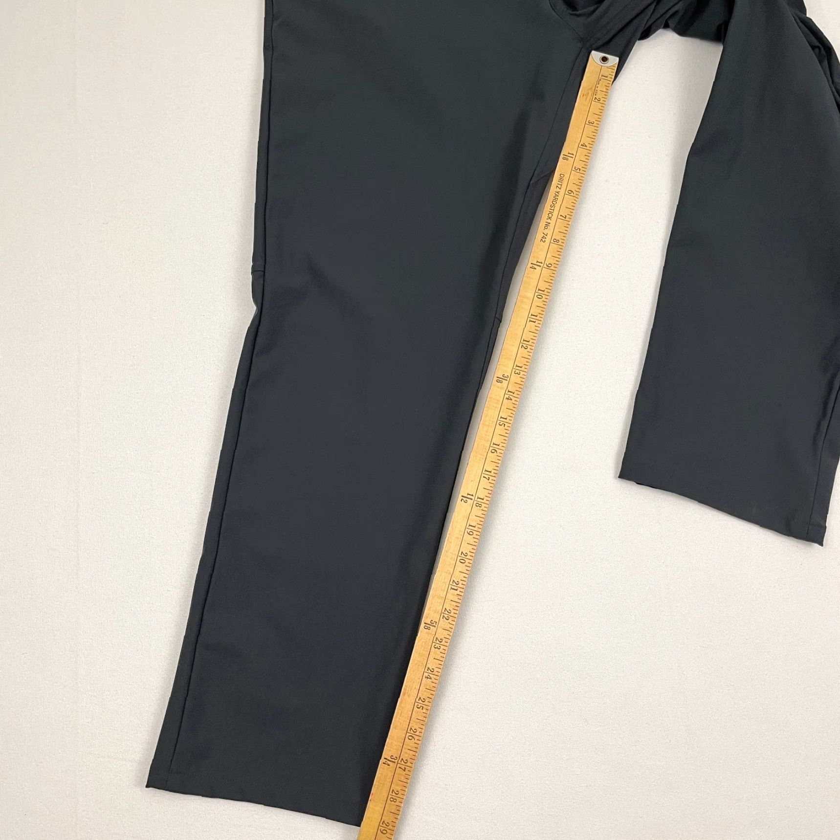 Lululemon Lululemon ABC Pants Mens 36x29 Classic Dark Gray Active Golf Performance M5AR5S Pants Size US 36 / EU 52 - 5 Thumbnail
