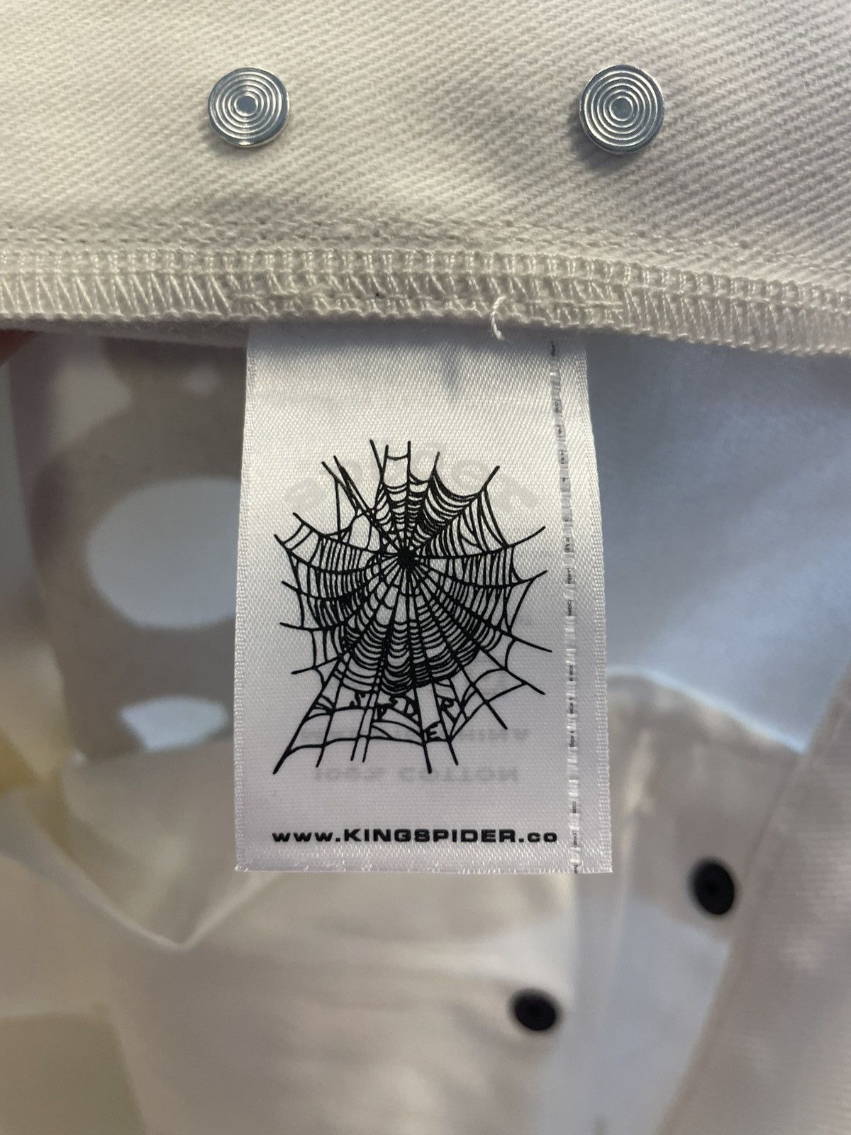 Sp5der Sp5der White Denim Shorts Size US 38 / EU 54 - 5 Thumbnail