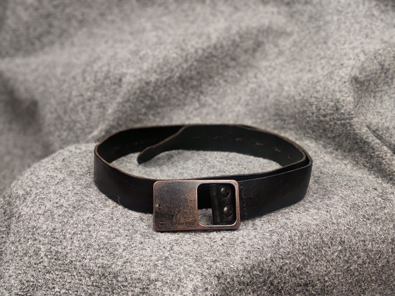 G-Star Vintage G Star Raw Leather Belt Logo If Six Was Nine Style Size ONE SIZE - 1 Thumbnail