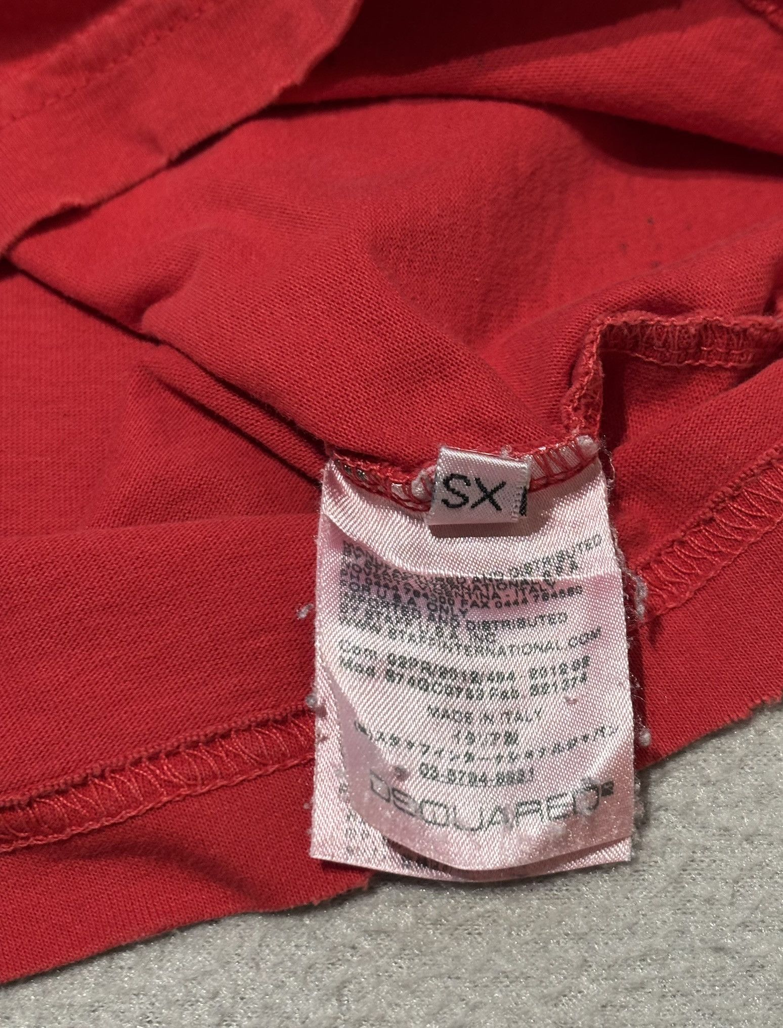 Dsquared2 Dsquared2 Red T-shirt Size XS Size US XS / EU 42 / 0 - 12 Thumbnail