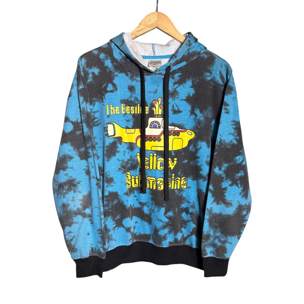 Band Tees × Vintage The Beatles Yellow Submarine Tie Dye Hoodie Size US XL / EU 56 / 4 - 1 Thumbnail
