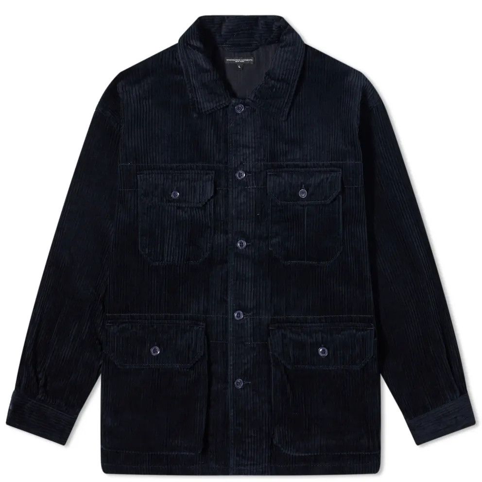 Engineered Garments Engineered Garments Navy Corduroy Suffolk Shirt Jacket Size US M / EU 48-50 / 2 - 1 Thumbnail