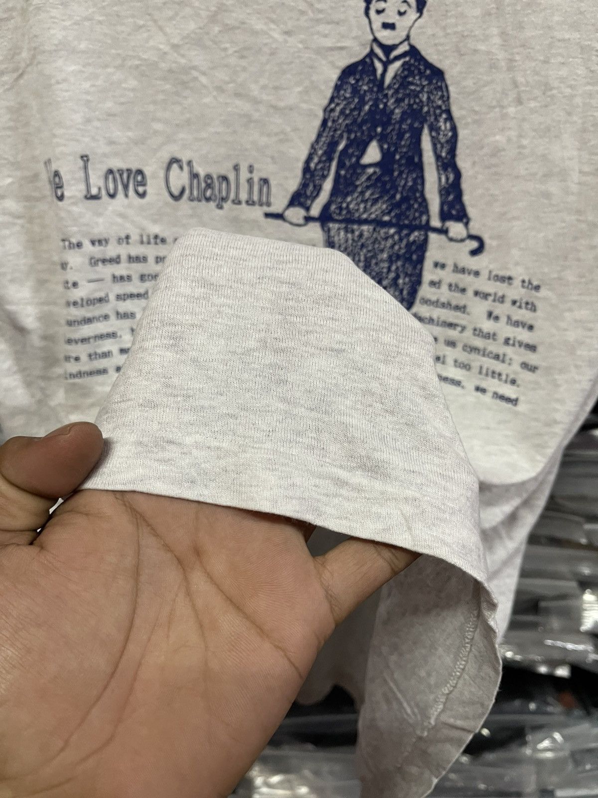 Vintage Vintage Charlie Chaplin Very Rare🔥🔥🔥 Size US L / EU 52-54 / 3 - 4 Thumbnail