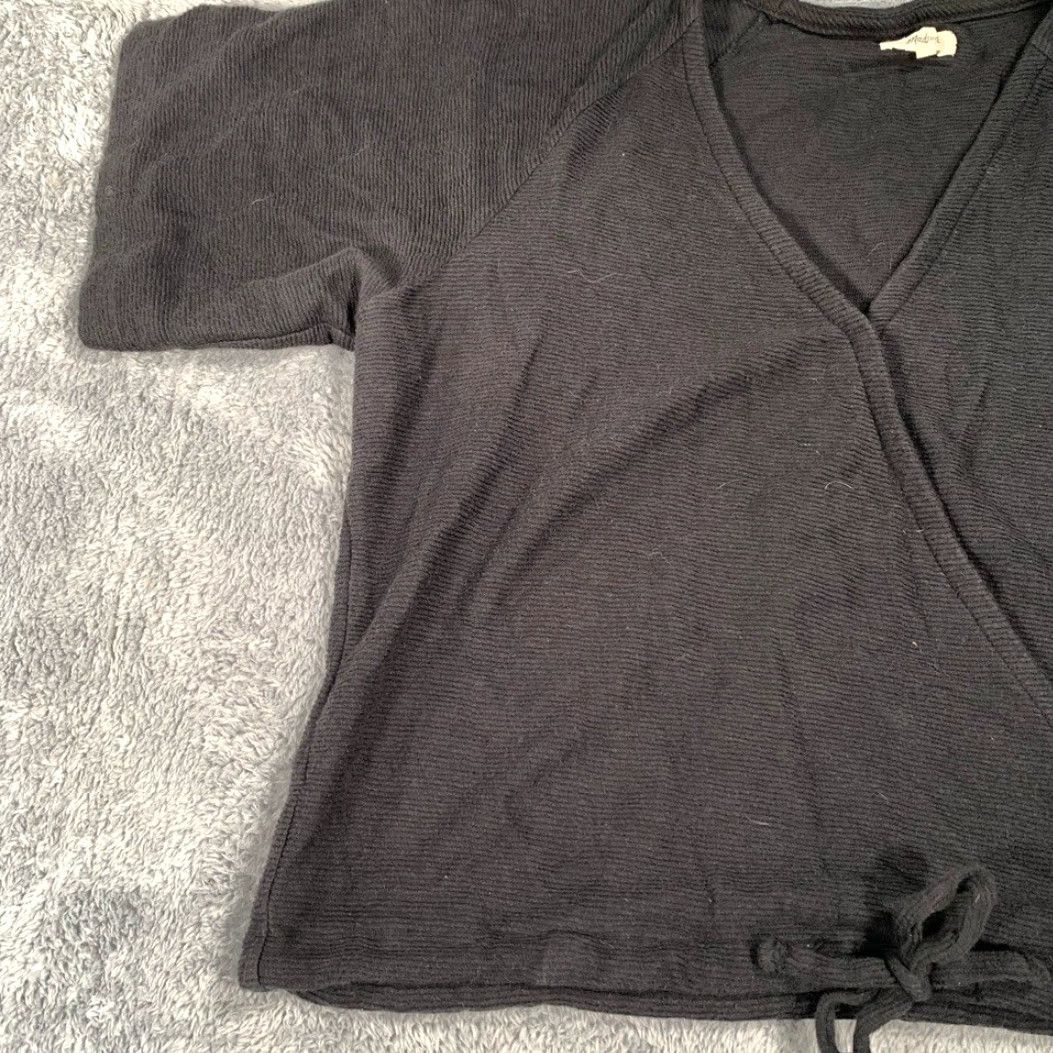 Madewell Madewell Knit Blouse XL Black Women T-Shirt Regular Size Size XL / US 12-14 / IT 48-50 - 2 Thumbnail
