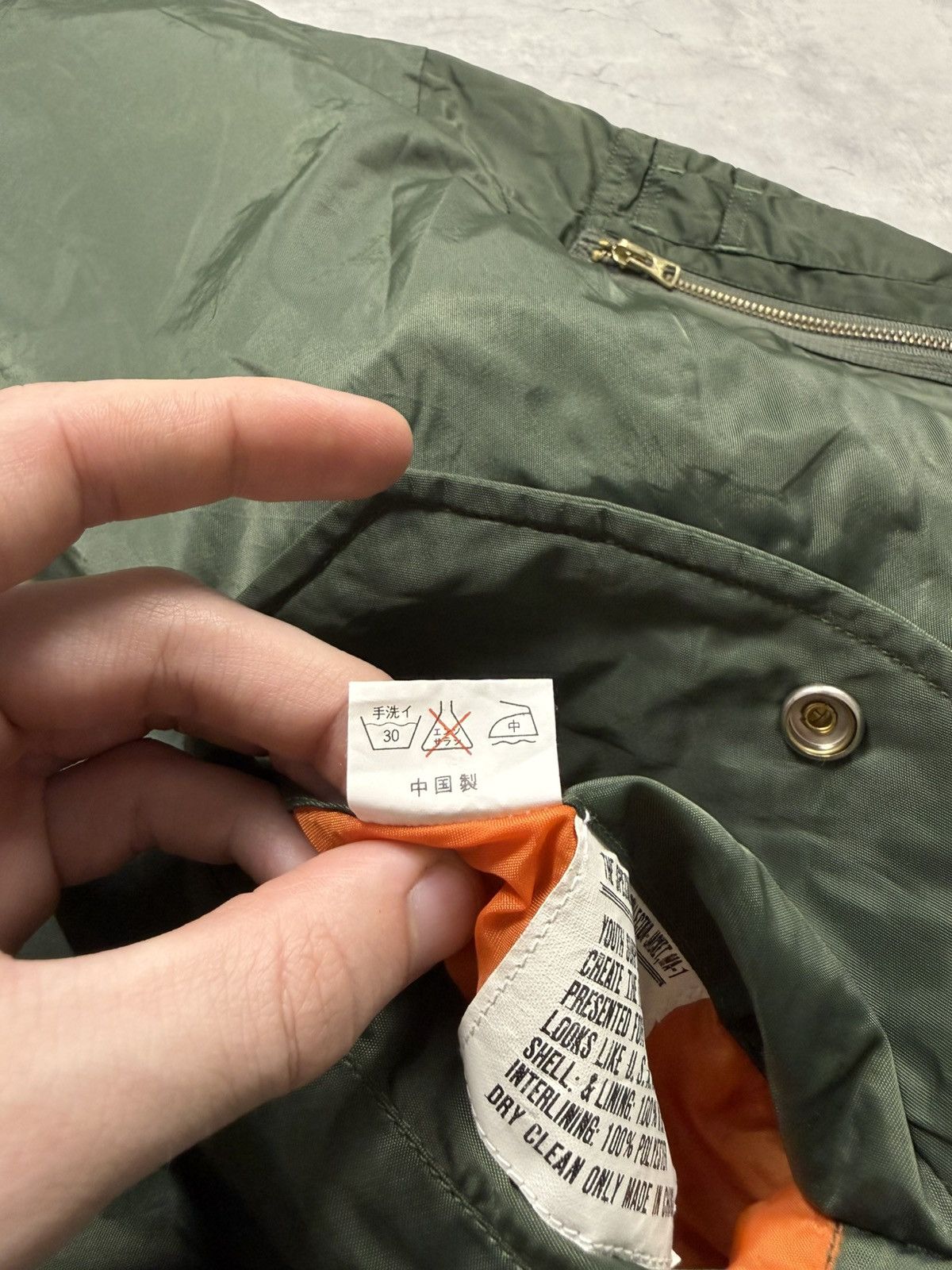 Vintage Vintage Bomber MA1 Size US XL / EU 56 / 4 - 5 Thumbnail