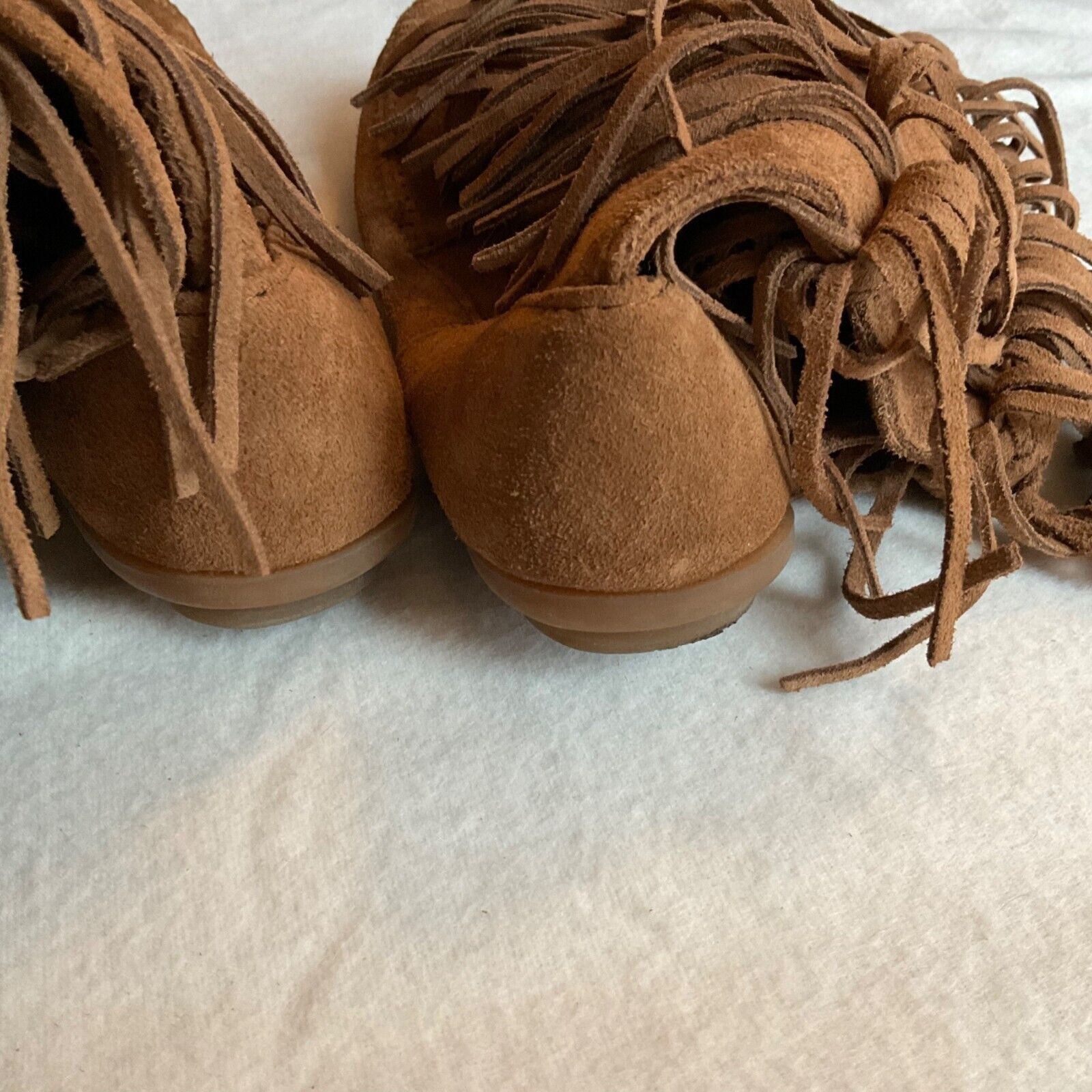 Minnetonka Minnetonka brown suede leather Double Fringe boots SZ10 Size US 10 / IT 40 - 5 Thumbnail