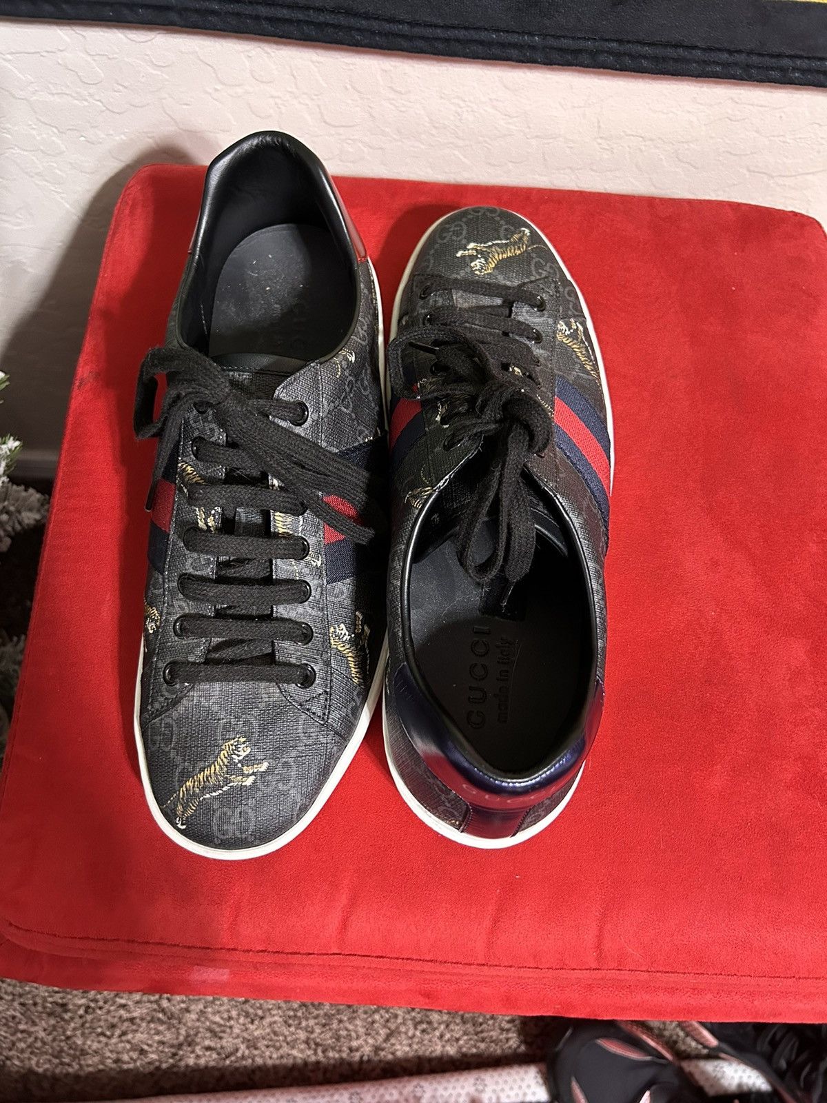 Gucci Gucci Ace GG supreme tigers Size US 8 / EU 41 - 3 Thumbnail