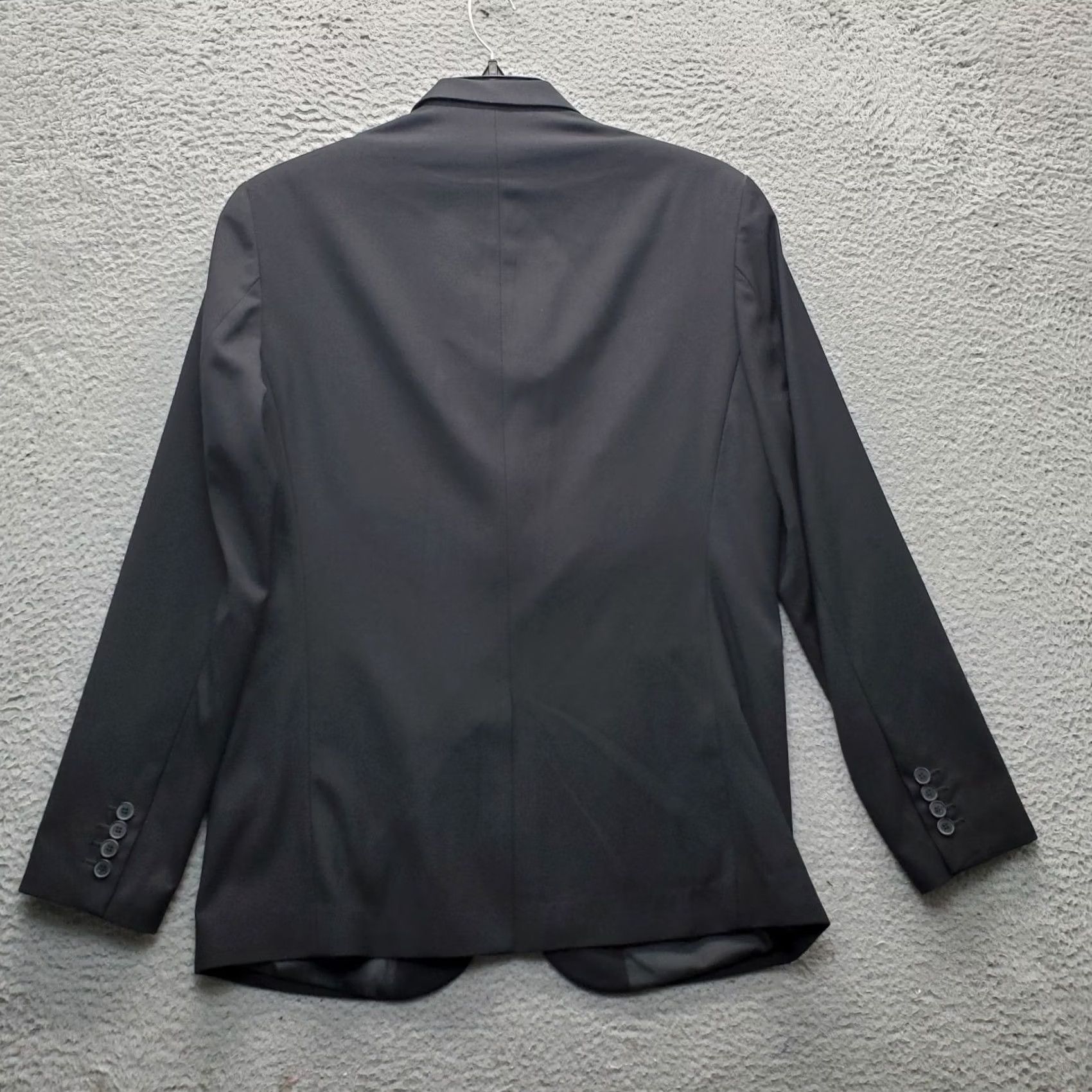 Vintage Shades of Grey by Micah Cohen Blazer Jacket Womens Large Black Single-Breasted Women L Blazer Black Mens Womens Boys Girls Size L / US 10 / IT 46 - 2 Thumbnail
