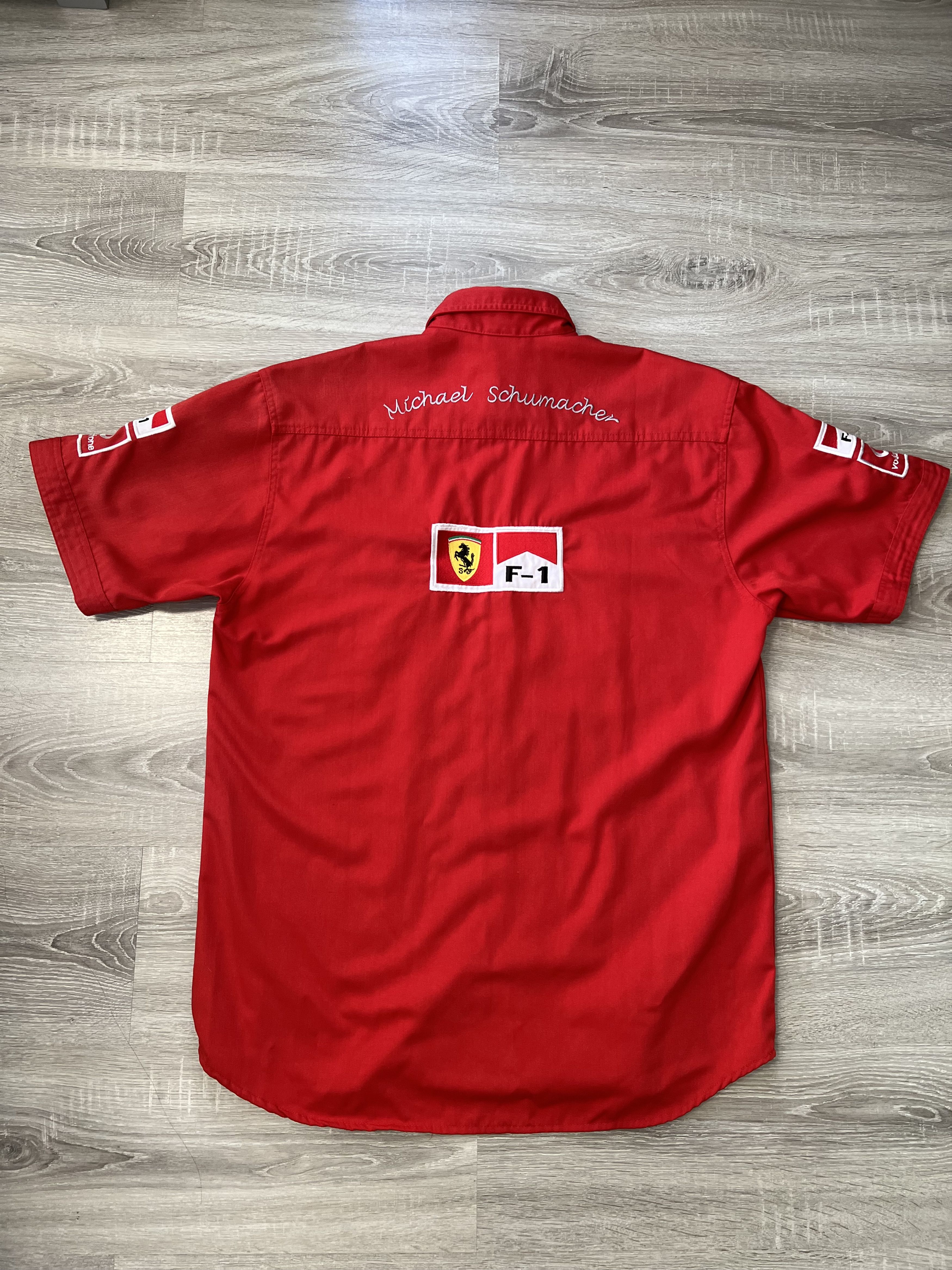 Ferrari Ferrari F1 Vodafone Schell Pocket Shirt Red Racing Size US XXL / EU 58 / 5 - 10 Thumbnail