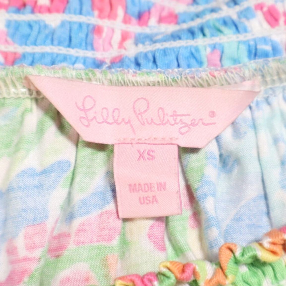 Lilly Pulitzer Lilly Pulitzer Almeria Lovers Coral Stretch All Over Print Top Women's XS Shirt Size XS / US 0-2 / IT 36-38 - 5 Thumbnail