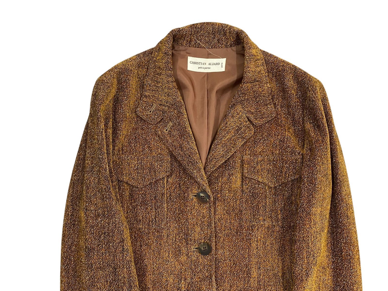 Vintage Christian Aujard Button Jacket Size M / US 6-8 / IT 42-44 - 8 Thumbnail