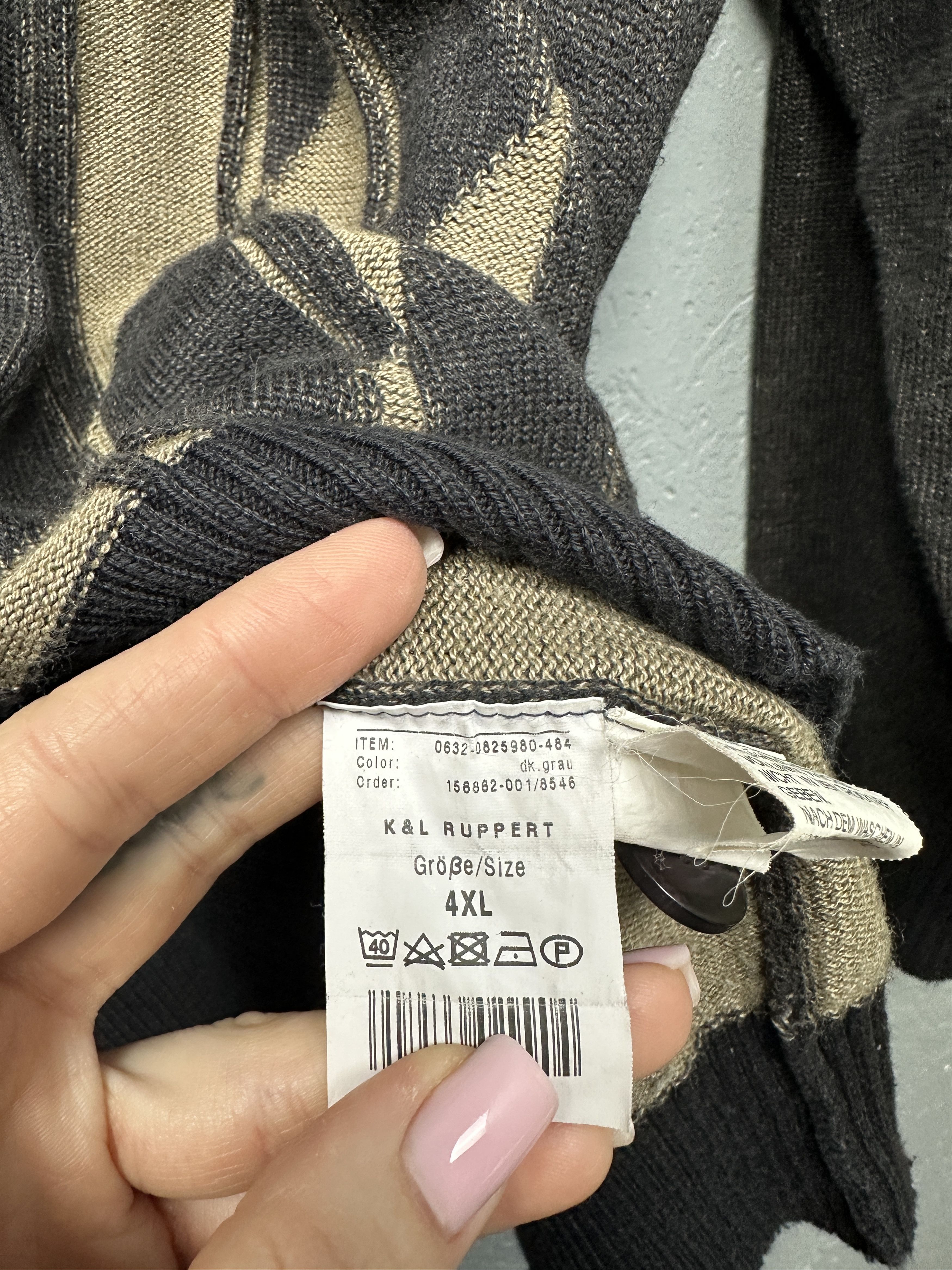 Paul Smith Paul Smith Vintage Mens Cardigan Sweater Size 4XL Size US XXL / EU 58 / 5 - 6 Thumbnail