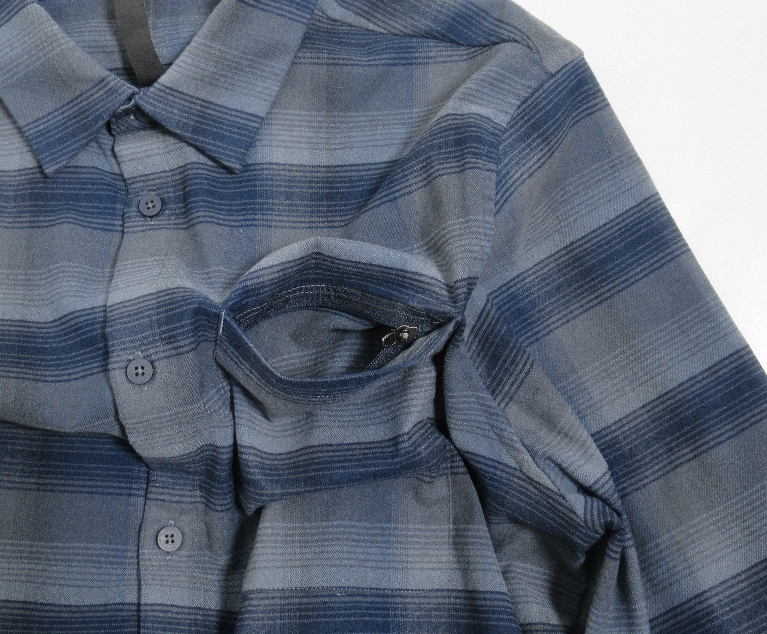 Lululemon Lululemon Men's Masons Peak Flannel Long Sleeve Shirt Size US M / EU 48-50 / 2 - 12 Thumbnail