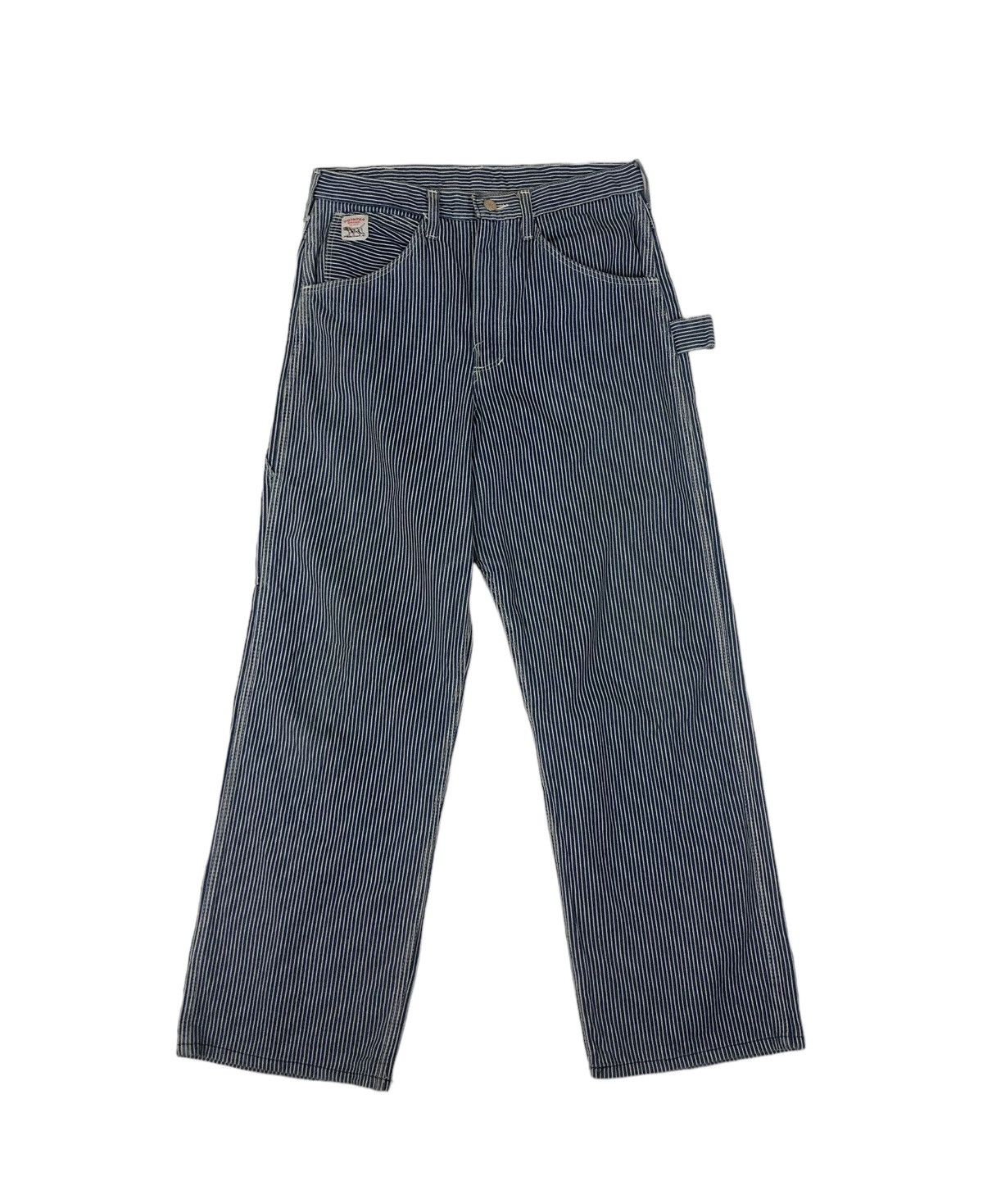 Japanese Brand × Pointer × Vintage Vintage Pointer Hickory Stripe Carpenter Pants Size US 31 - 1 Thumbnail