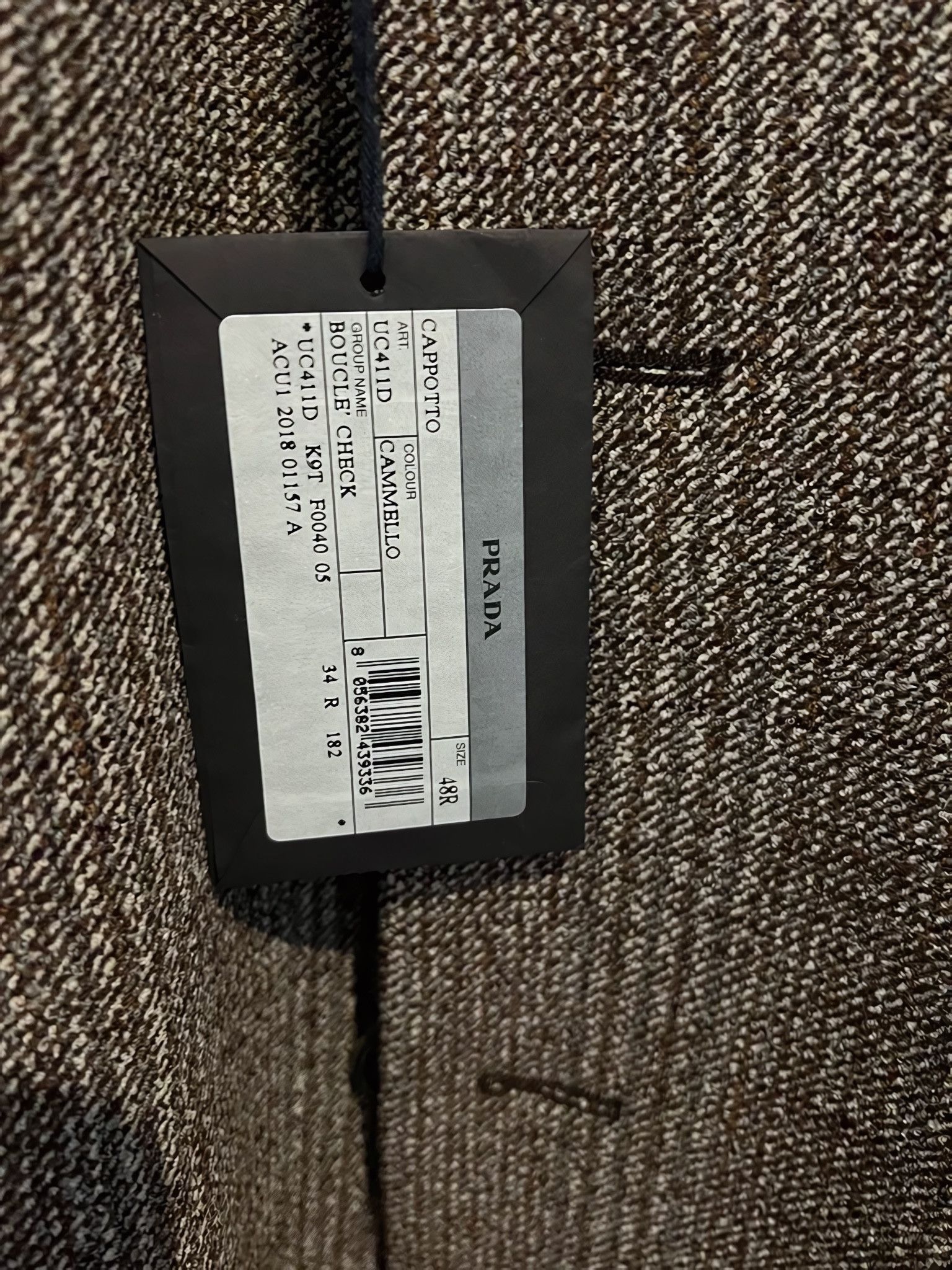 Prada BOUCLE CHECK COAT Size US M / EU 48-50 / 2 - 5 Thumbnail