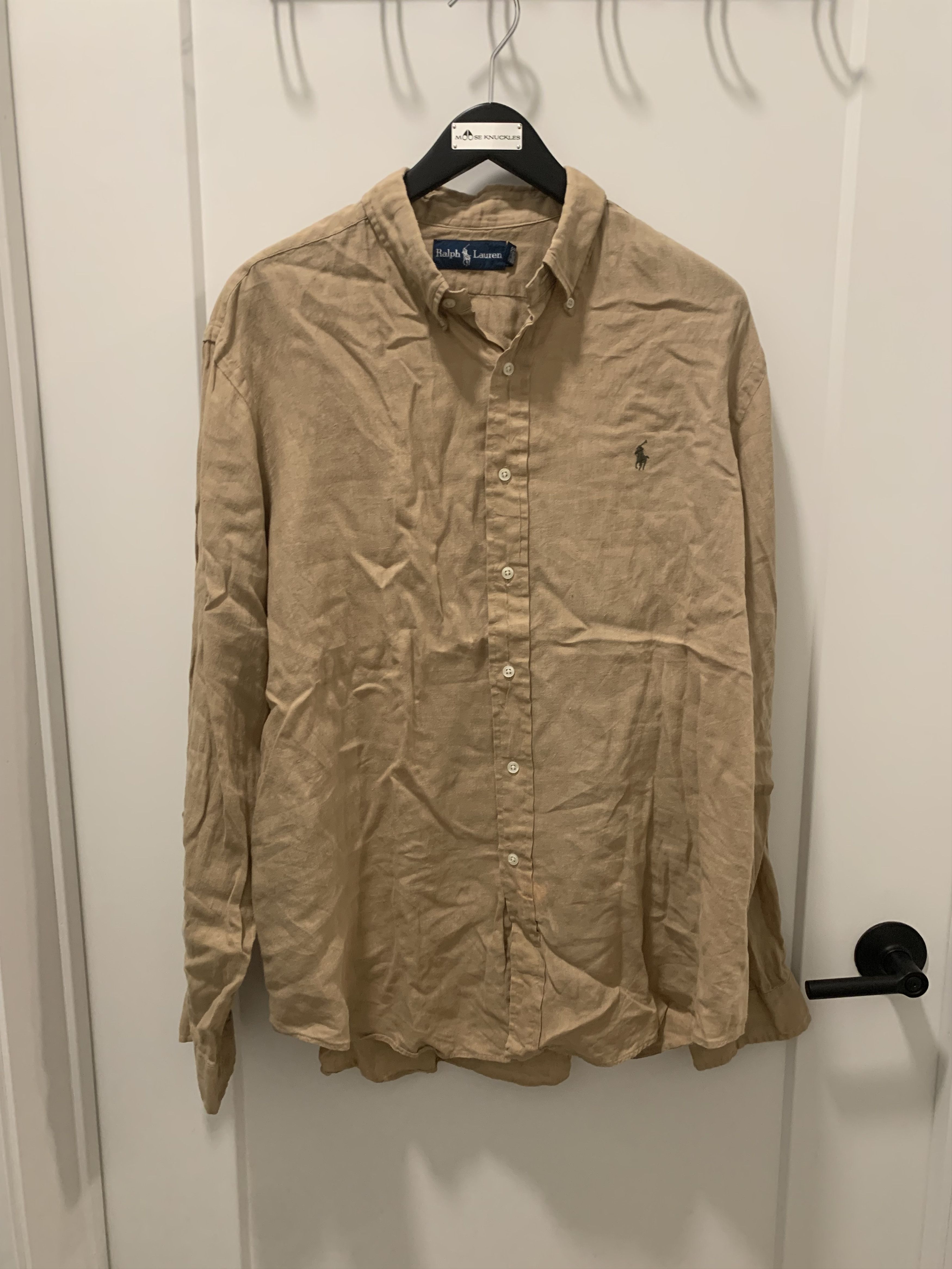 Polo Ralph Lauren vintage polo ralph lauren hemp shirt Size US L / EU 52-54 / 3 - 1 Preview