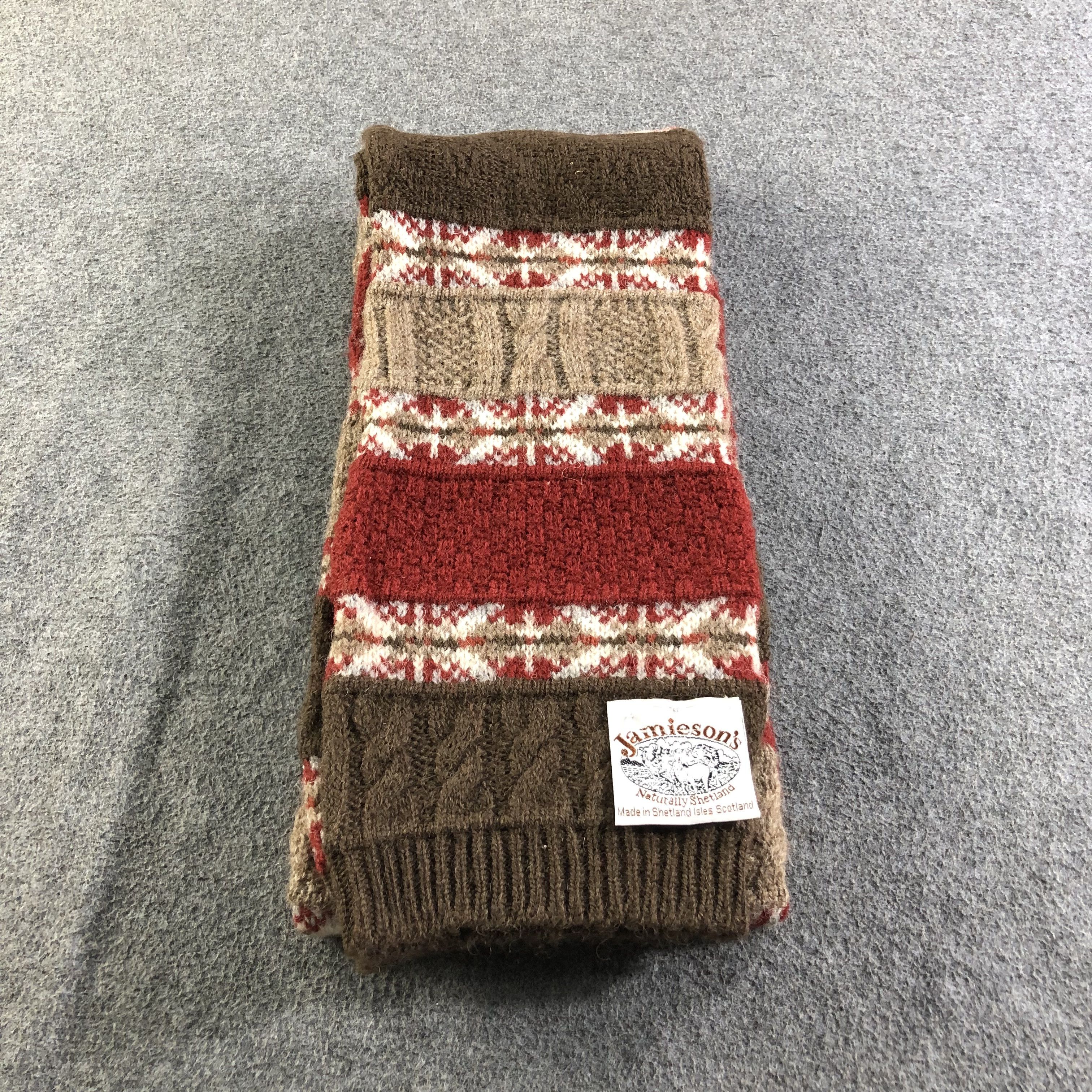 SHIPS Jamieson's Native Wool Scarf Muffler Neckwear V2139 Size ONE SIZE - 2 Thumbnail