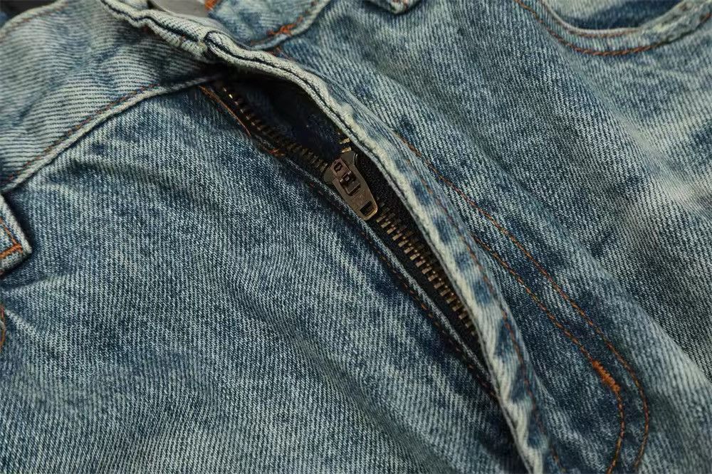 Designer × Vintage Washed Design Straight Dirty y2k jeans Size US 30 / EU 46 - 8 Thumbnail