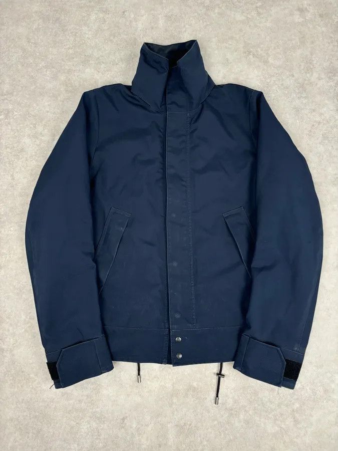 Gucci AW2014 Gucci Navy Nylon Hidden Hood Windbreaker Jacket Size US M / EU 48-50 / 2 - 1 Thumbnail