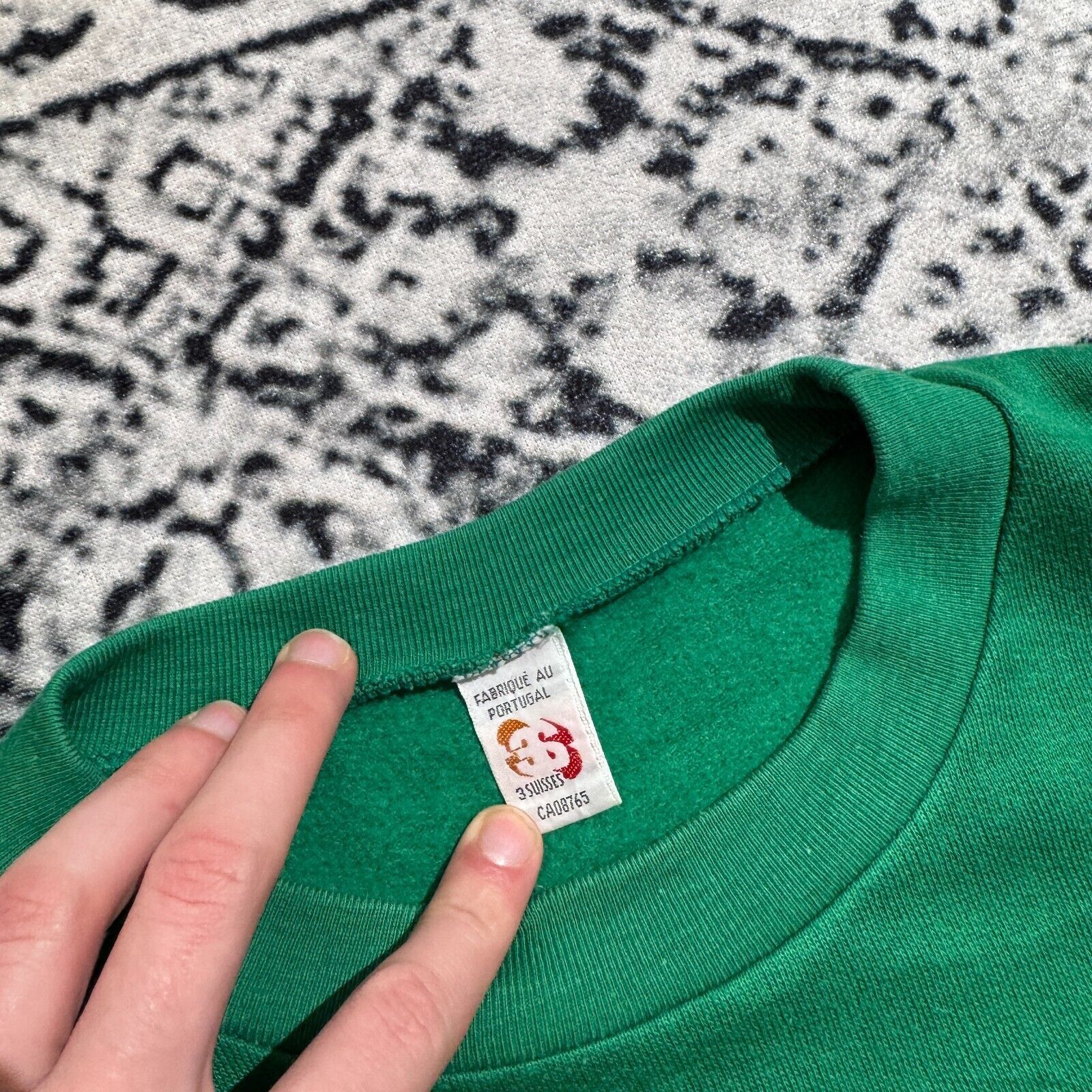 Vintage Vintage American Team Unisex Green Cotton Crewneck Size L Size US L / EU 52-54 / 3 - 7 Thumbnail