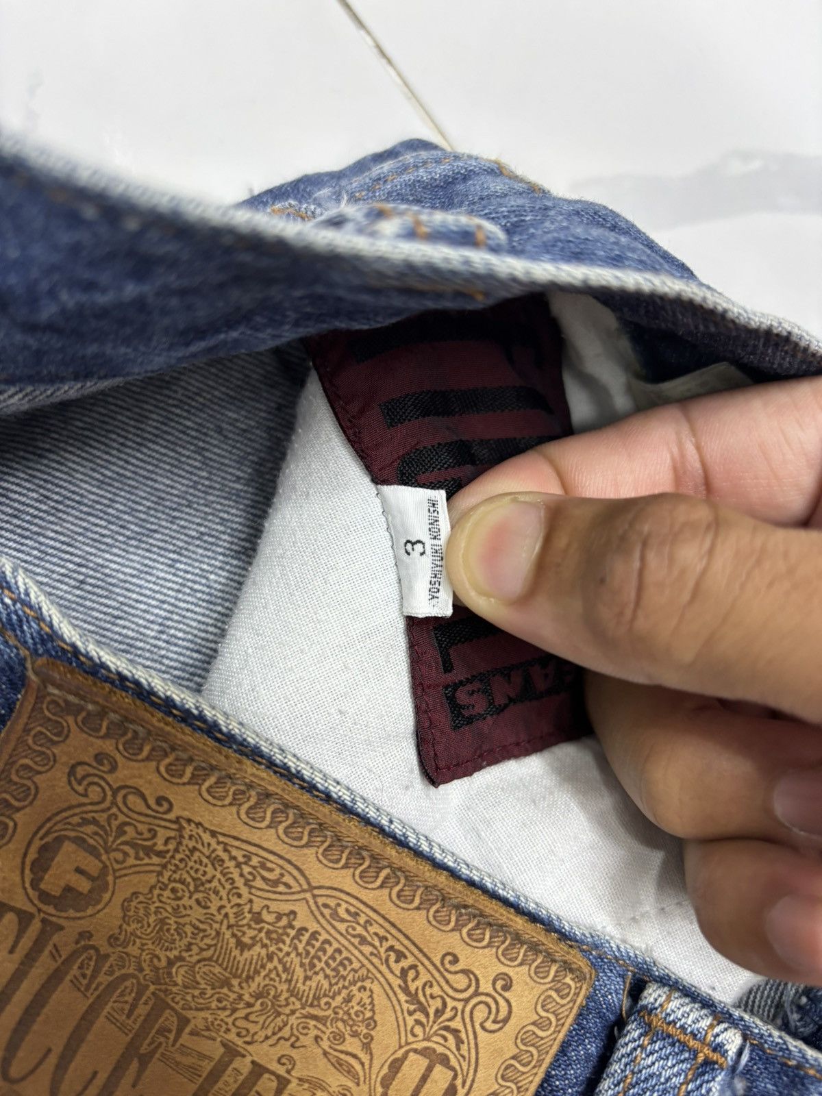 Yoshiyuki Konishi Yoshiyuki Konishi Ficce Uomo Wide Straight Leg Denim Jeans Size US 32 / EU 48 - 15 Thumbnail