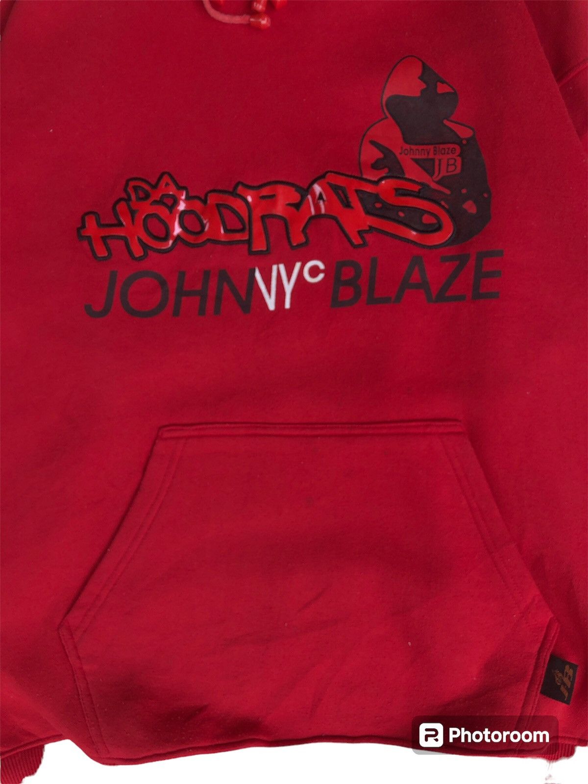 Vintage Johnny Blaze Embroidered Swearshirt Hoodie Size US L / EU 52-54 / 3 - 10 Thumbnail