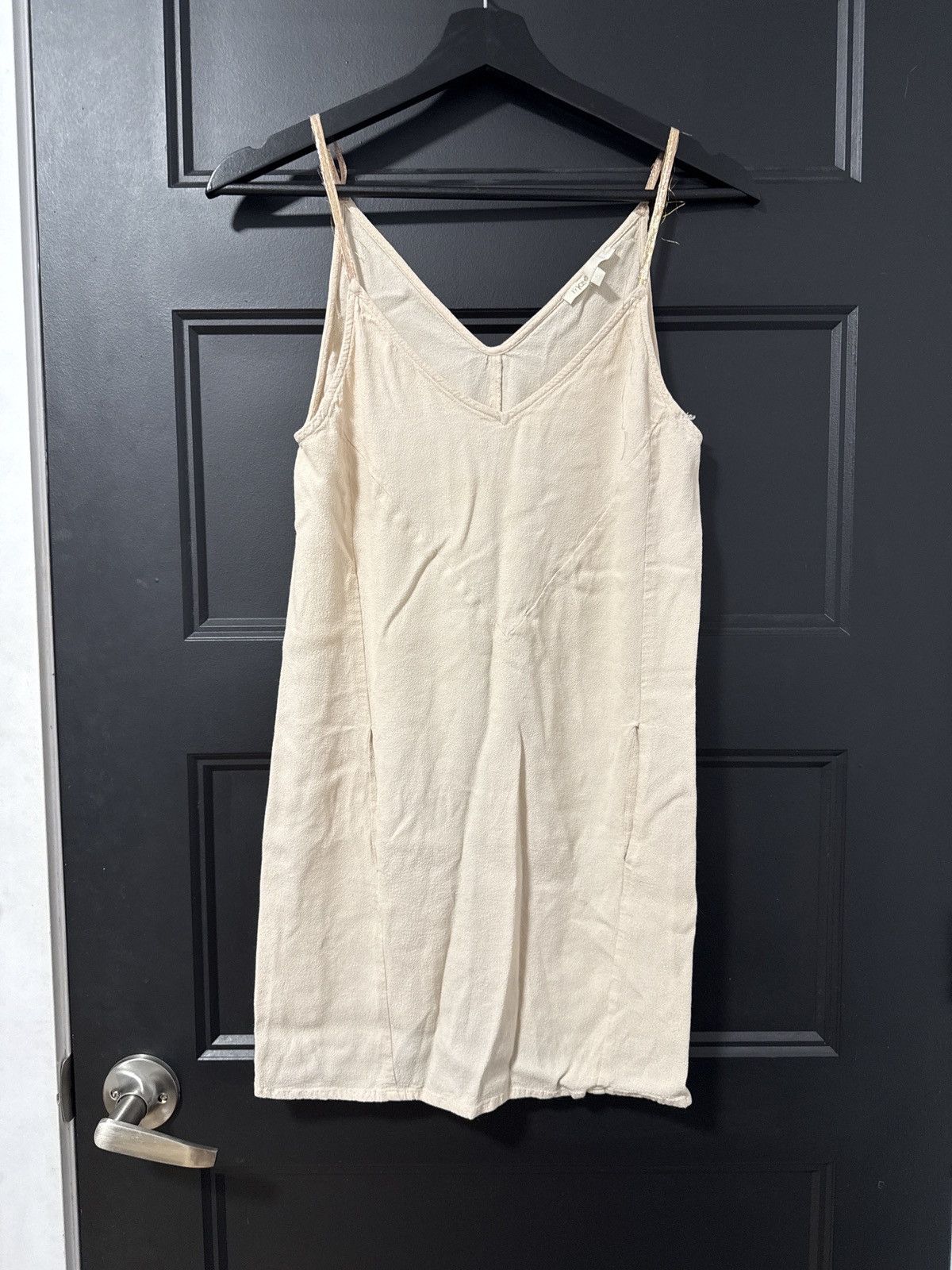 Maje Maje Beige Silk-Blend Slip Dress – Size 1 (Small) Size S / US 4 / IT 40 - 1 Thumbnail