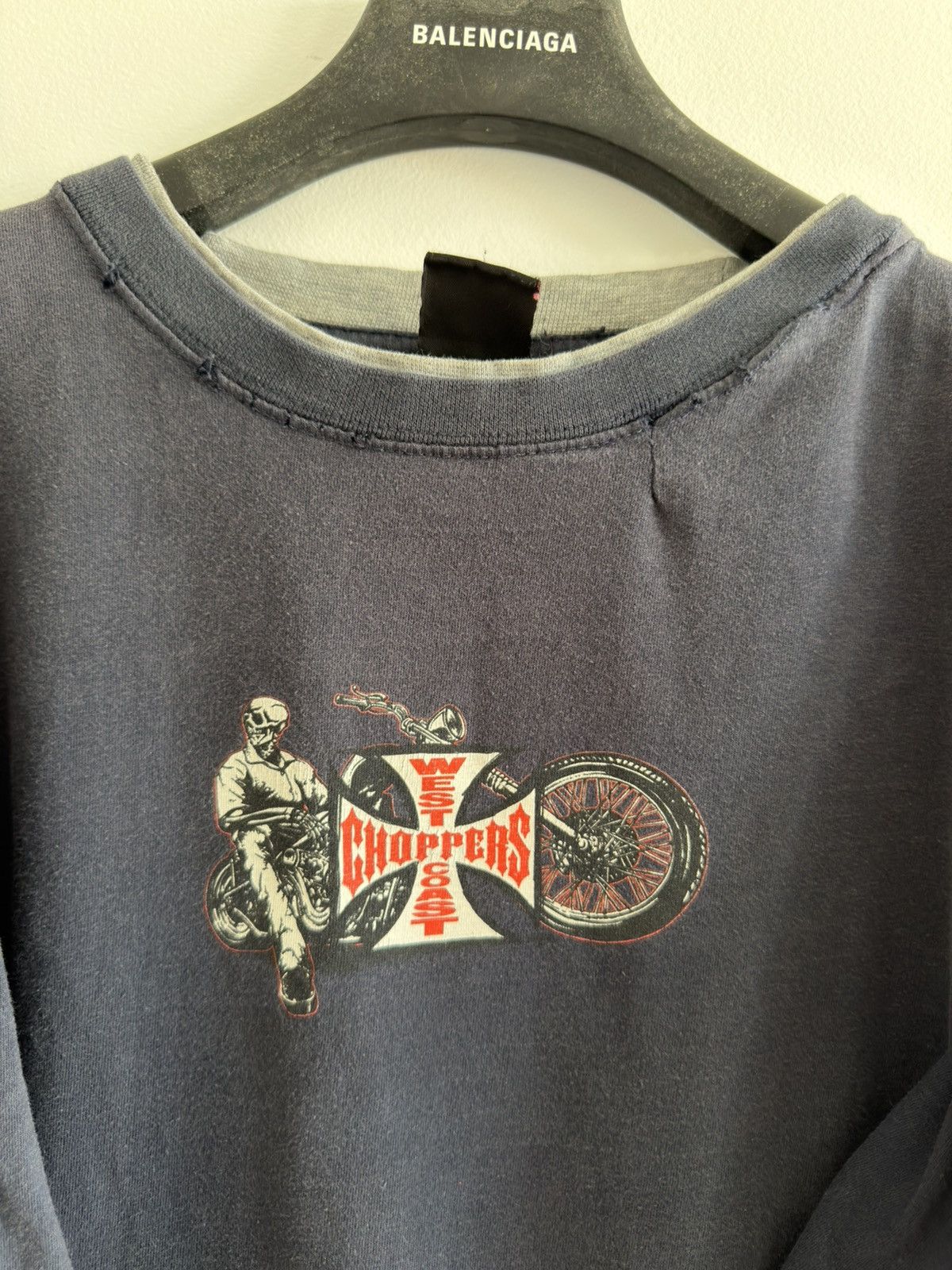 West Coast Choppers *RARE* VINTAGE 00s Y2K WEST COAST CHOPPERS LAYERED THERMAL Size US L / EU 52-54 / 3 - 2 Thumbnail