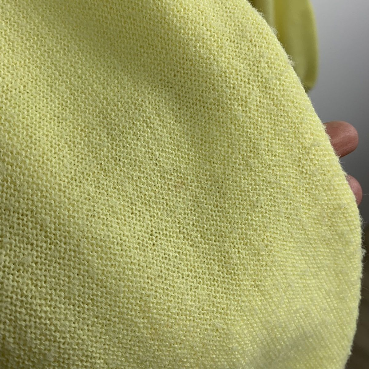 Lacoste Vintage Izod Lacoste Orlon Acrylic Sweater Size M Yellow Top Size US M / EU 48-50 / 2 - 18 Thumbnail