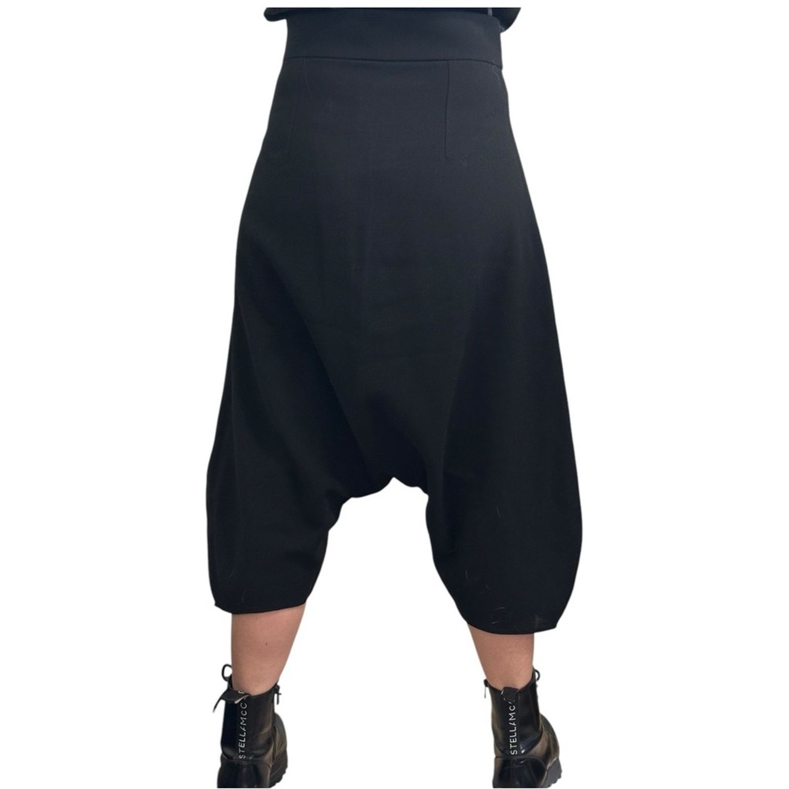Yves Saint Laurent Vintage YSL x Stefano Pilati 09 Wool Harem Pants Black FR 40 Size 28" / US 6 / IT 42 - 12 Thumbnail