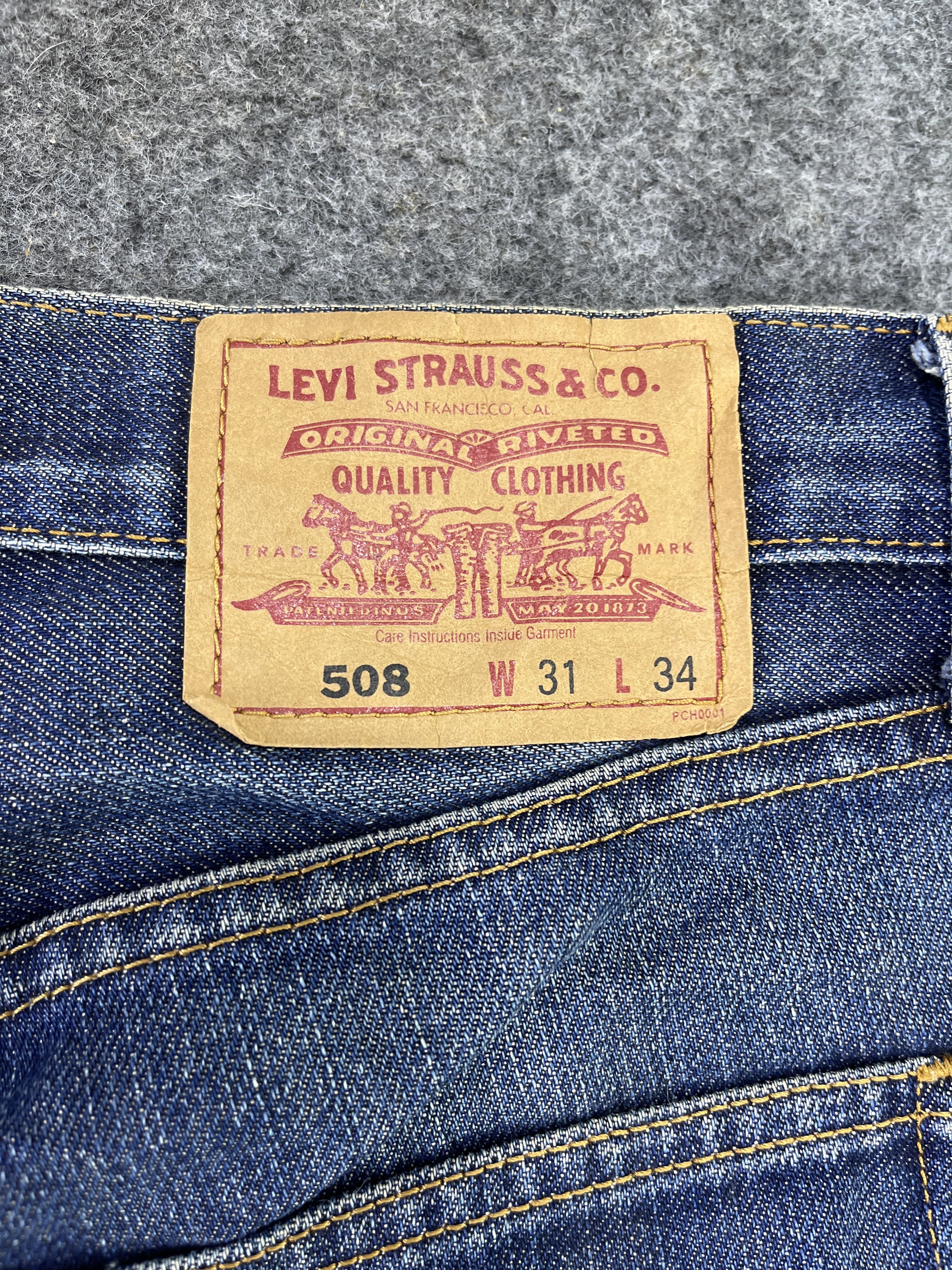 Levi's Vintage Levis 508 Denim Blue Wash Jeans - J910 Size US 31 - 5 Thumbnail